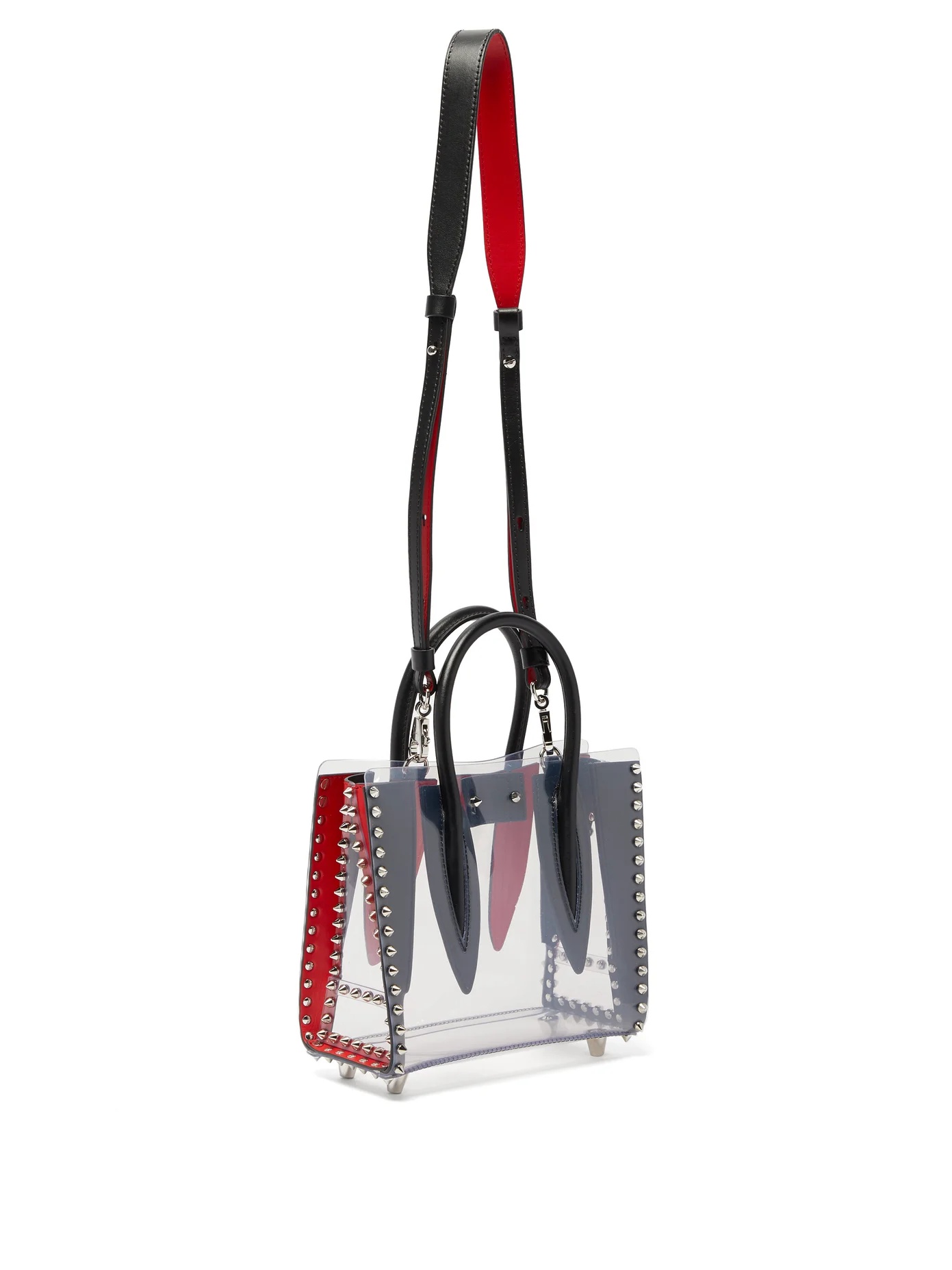 Paloma mini spiked PVC tote bag - 4