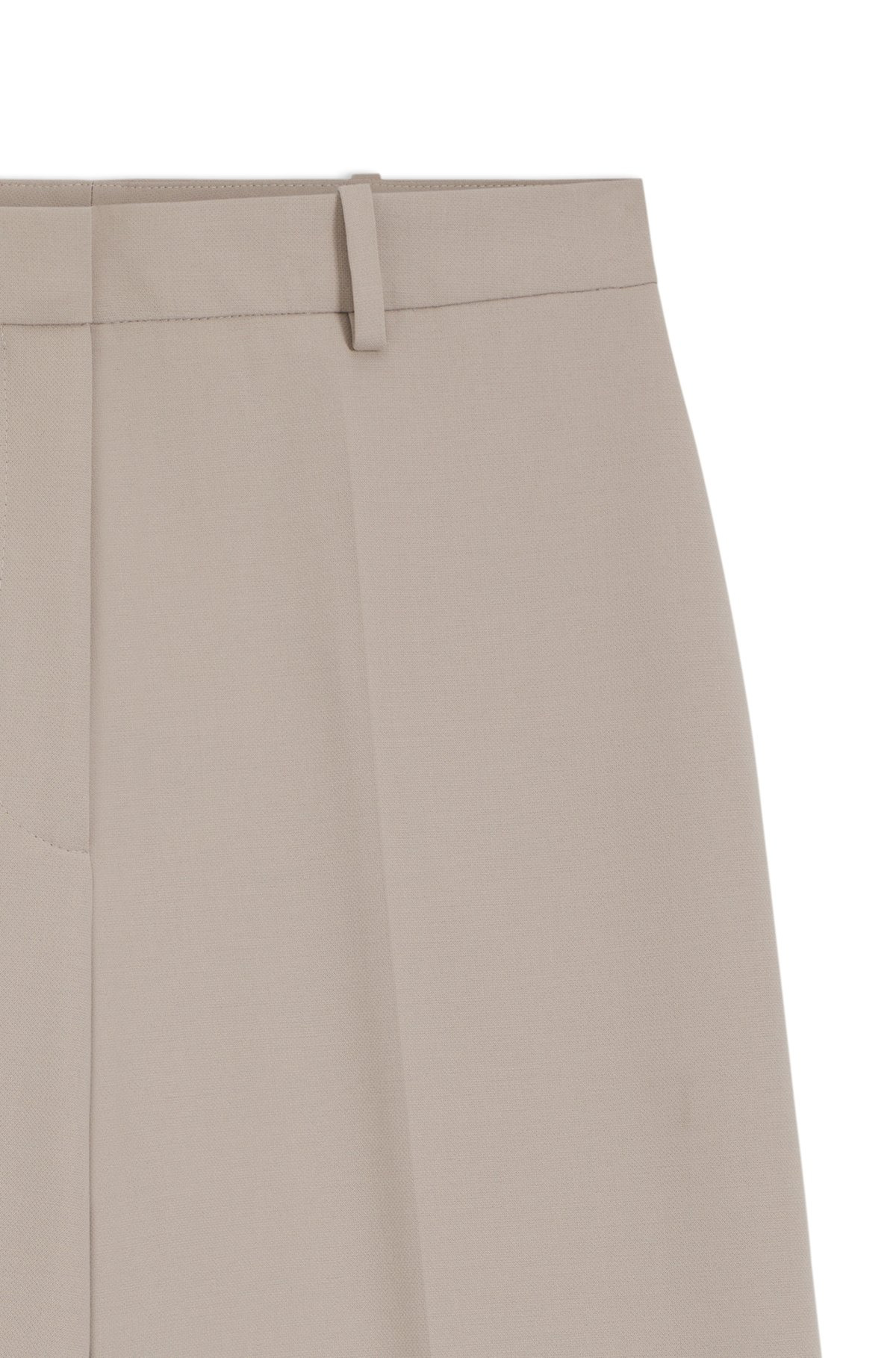 REGULAR-FIT PANTS WITH WIDE LEG IN STRETCH FABRIC - 6