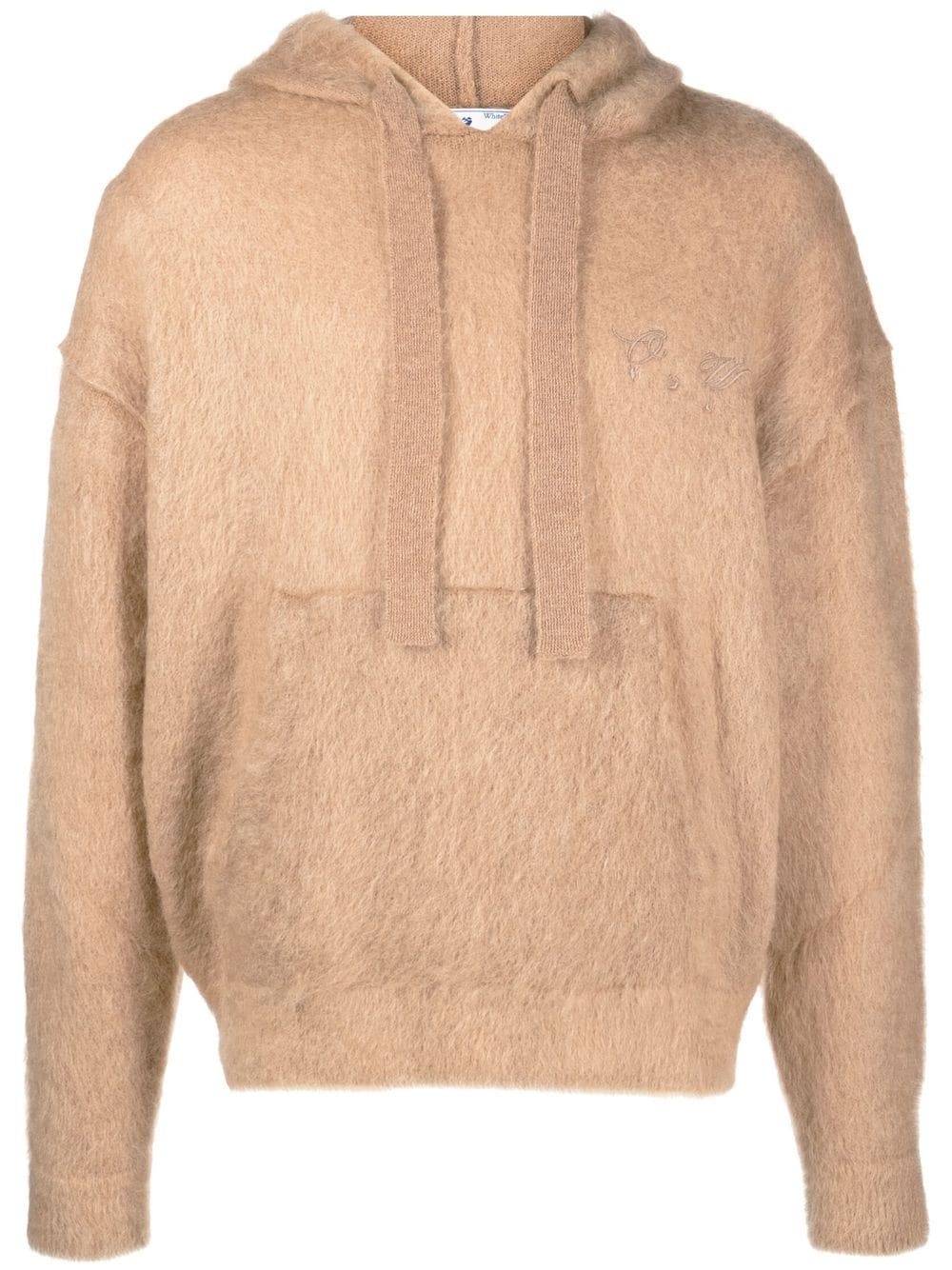 Arrows brushed drawstring hoodie - 2