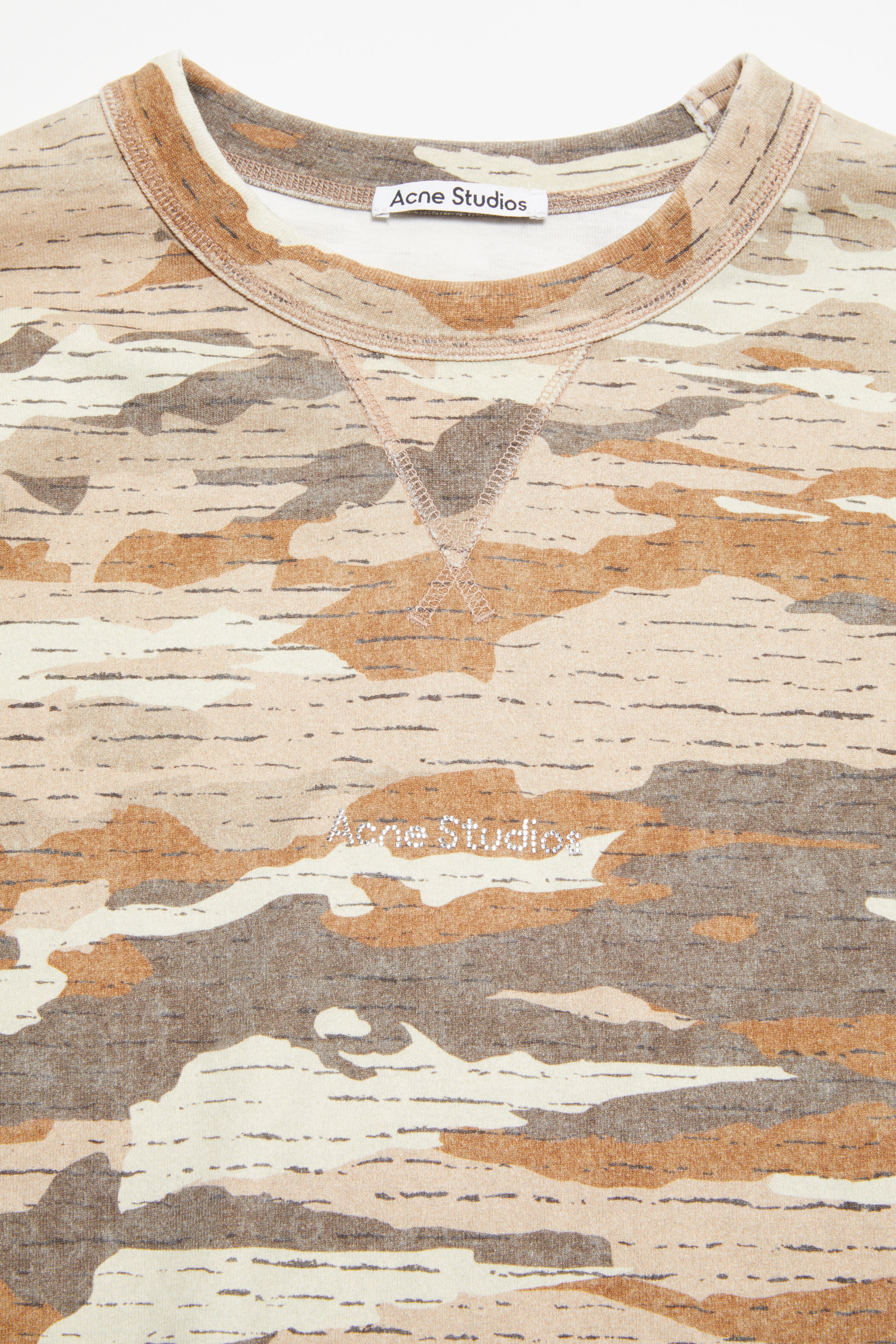 Print logo crew neck - Cacao brown - 5