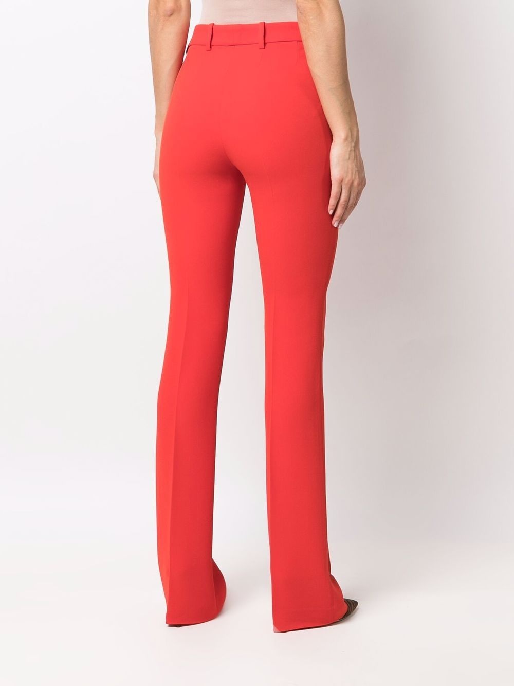 Tiger Tooth-detailed flared trousers - 4