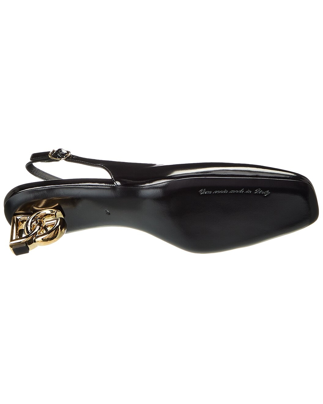 Dolce & Gabbana DG Logo Patent Slingback Pump - 4