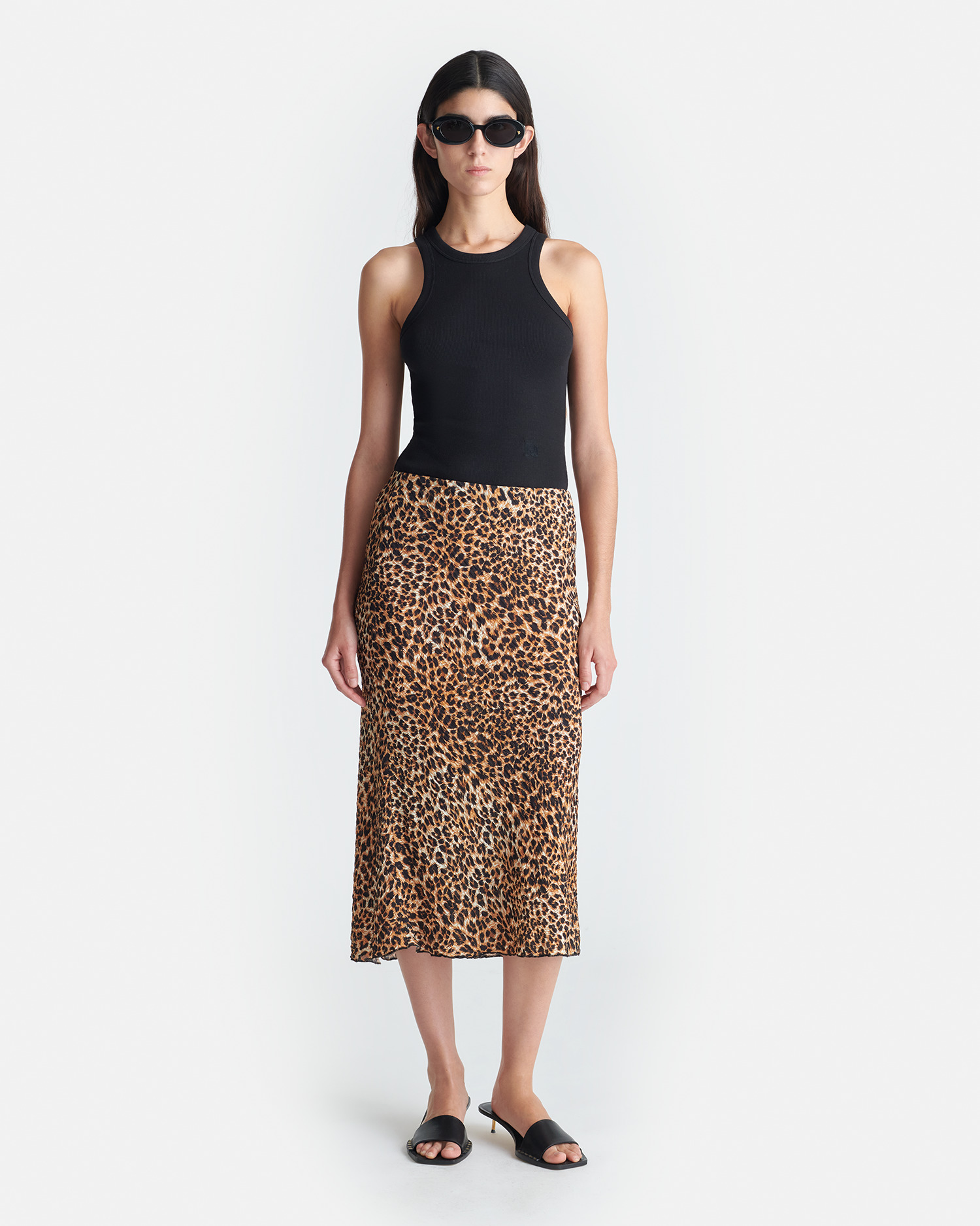 Printed Midi Skirt - 4