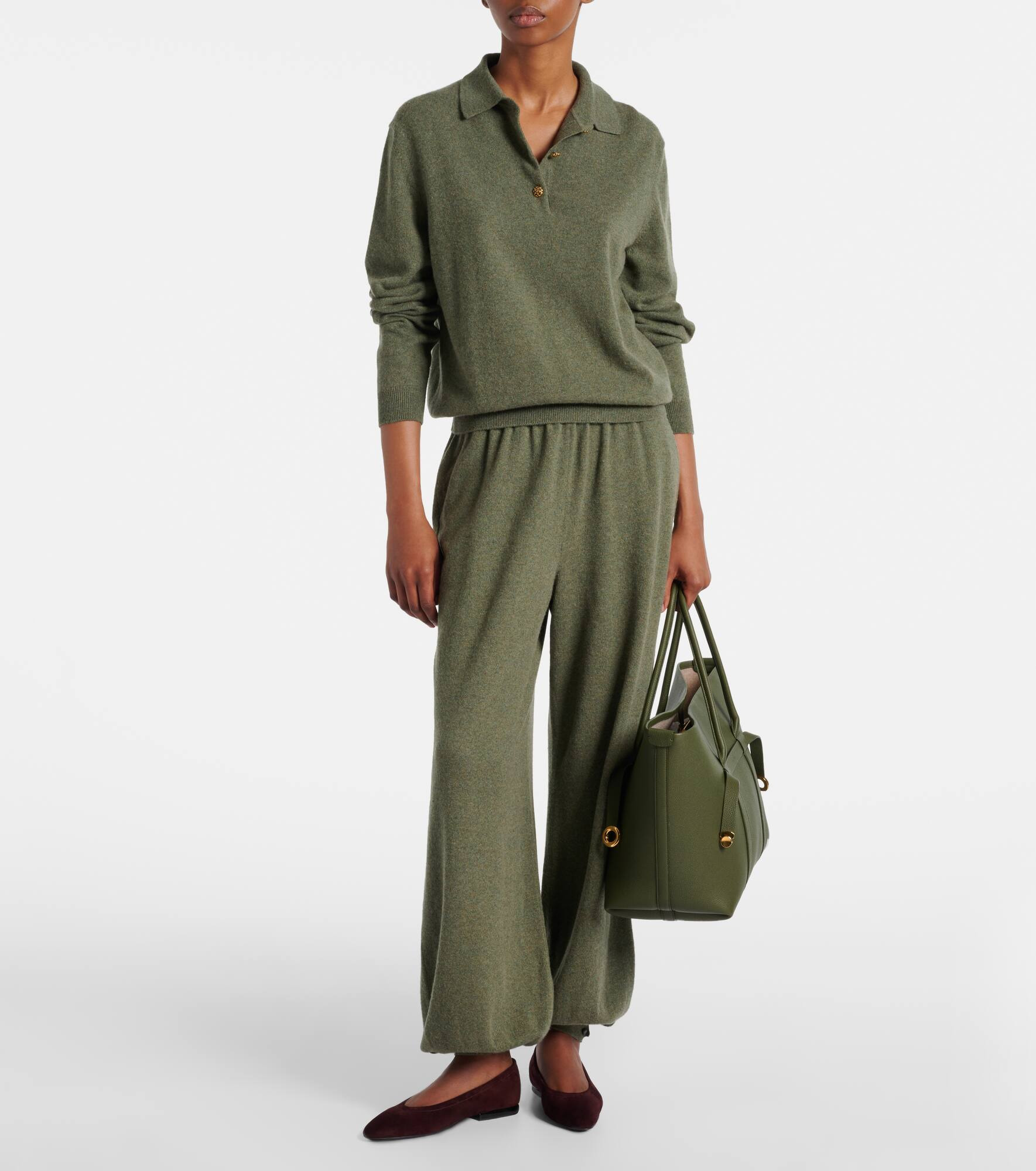 Cashmere polo sweater - 2