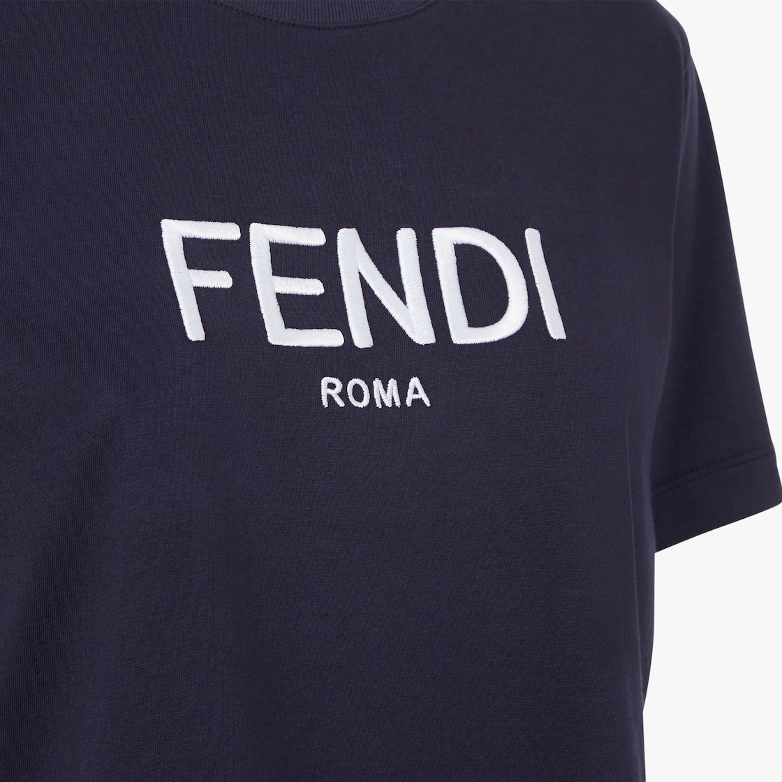 Blue cotton T-shirt - 3