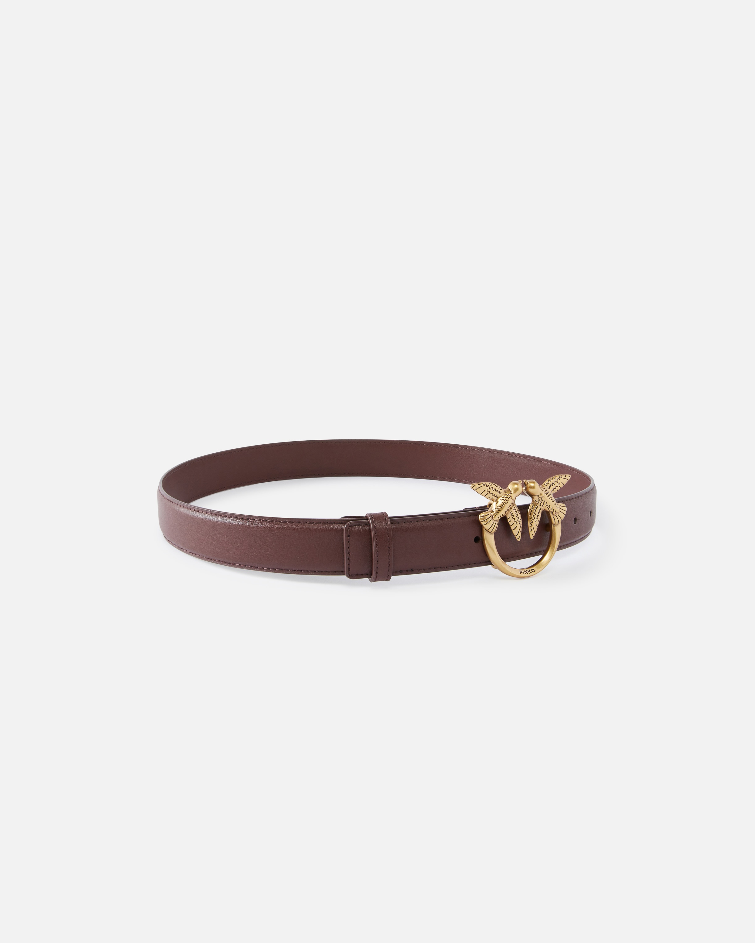 LOVE BIRDS LEATHER BELT 3CM - 2