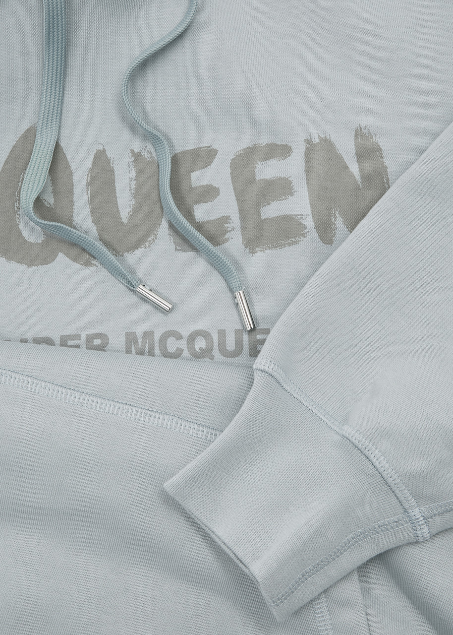 Logo hooded cotton sweatshirt - 5