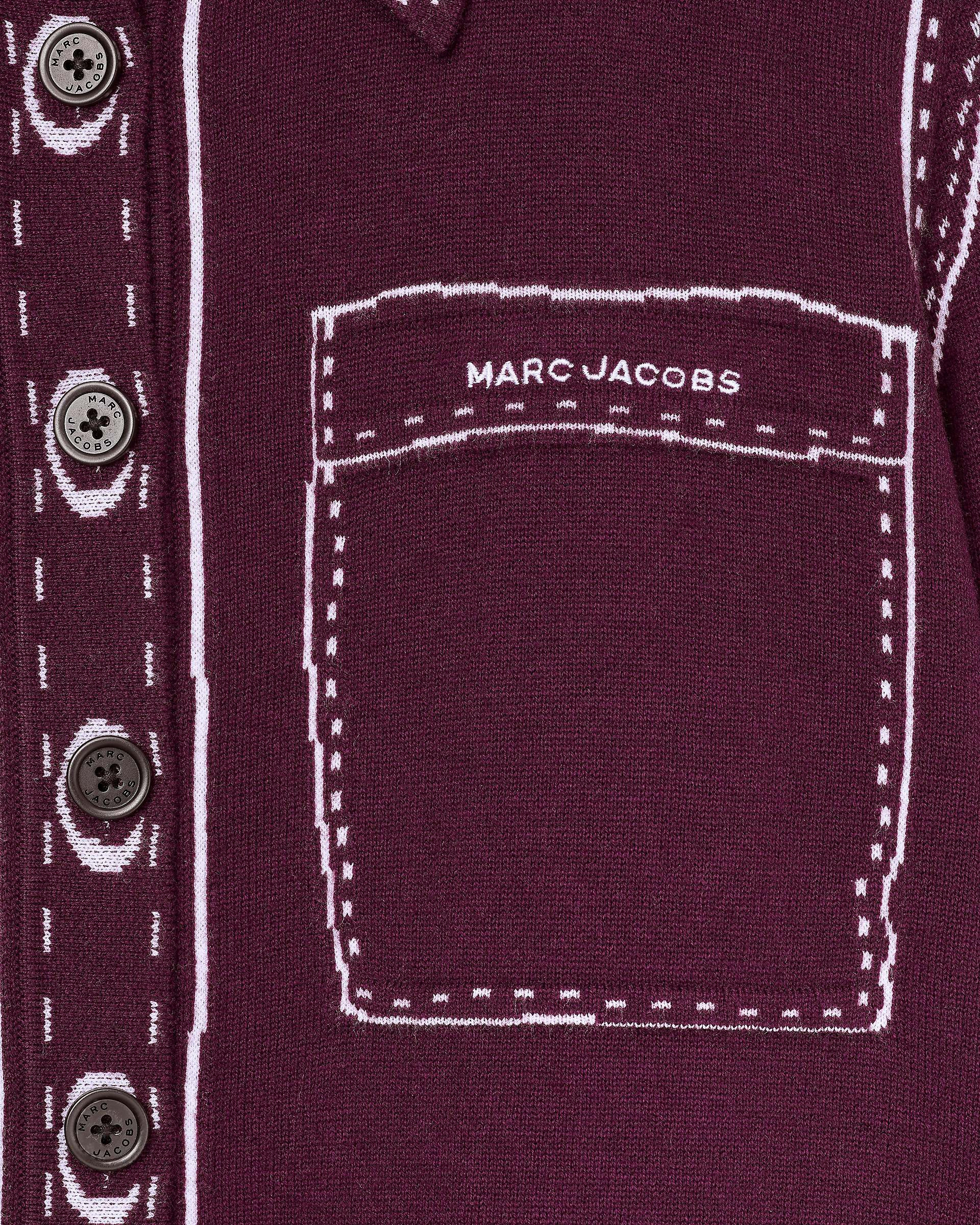 TROMPE L'OEIL KNIT BUTTON DOWN - 8