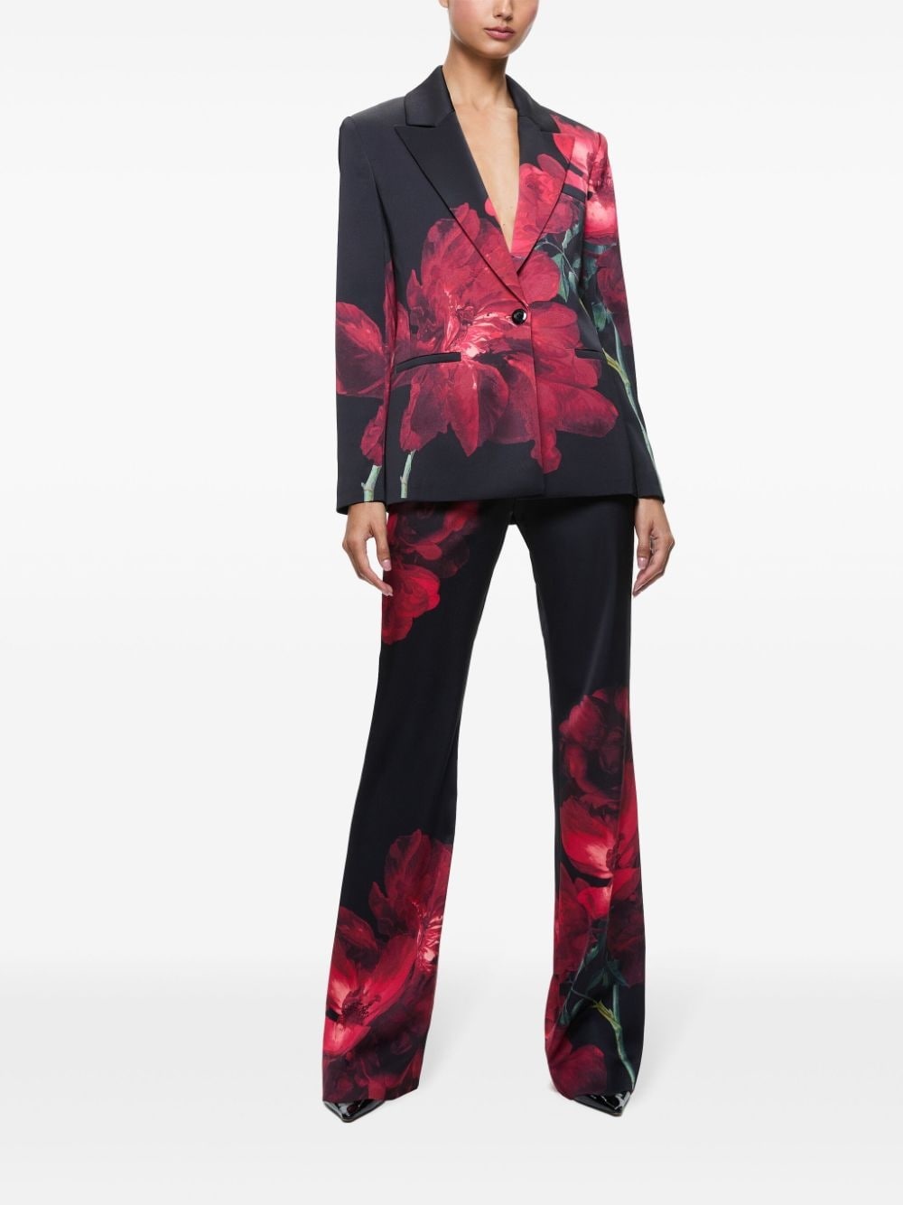 Silas floral-print blazer - 2