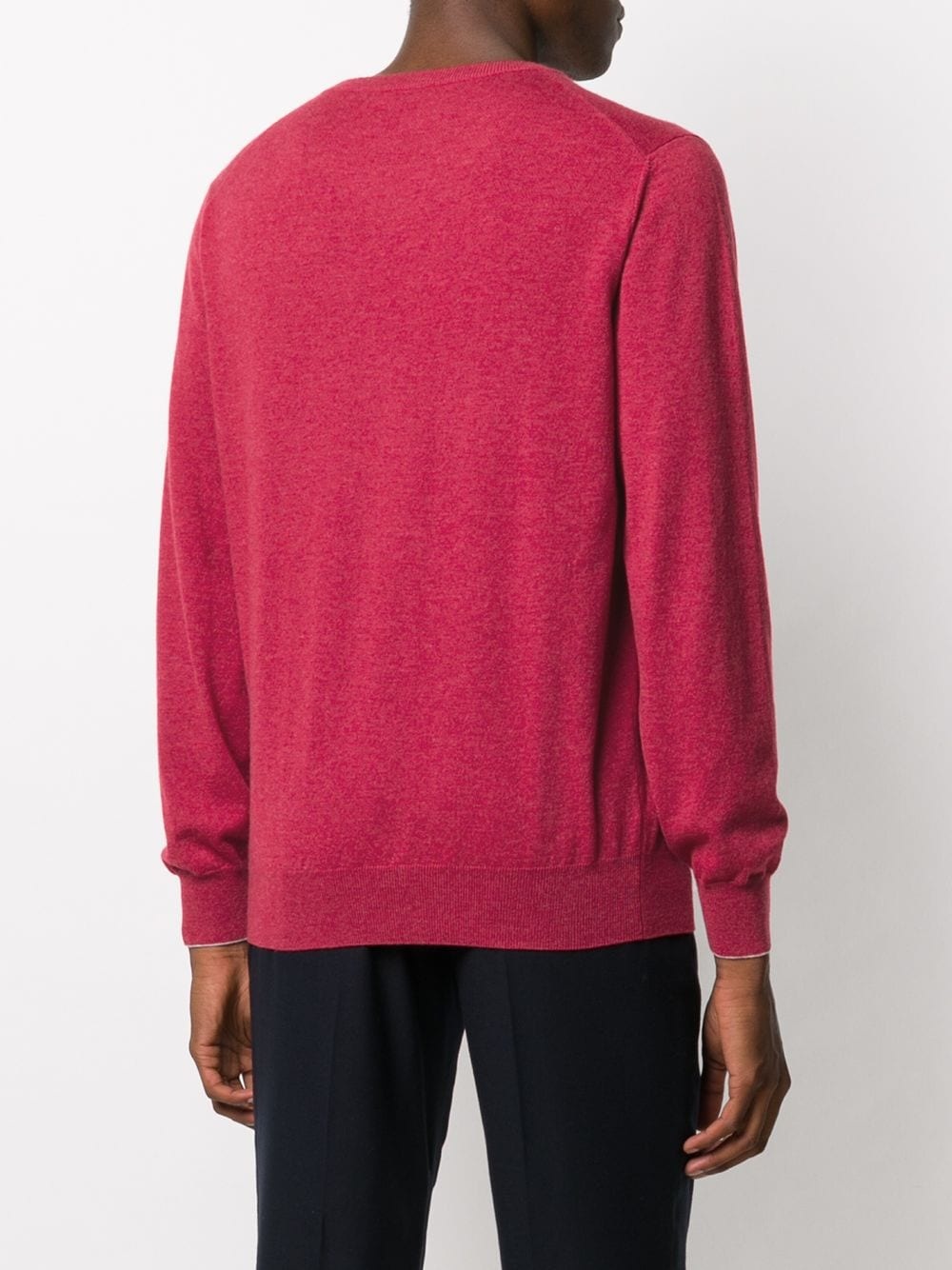 crewneck cashmere jumper - 7