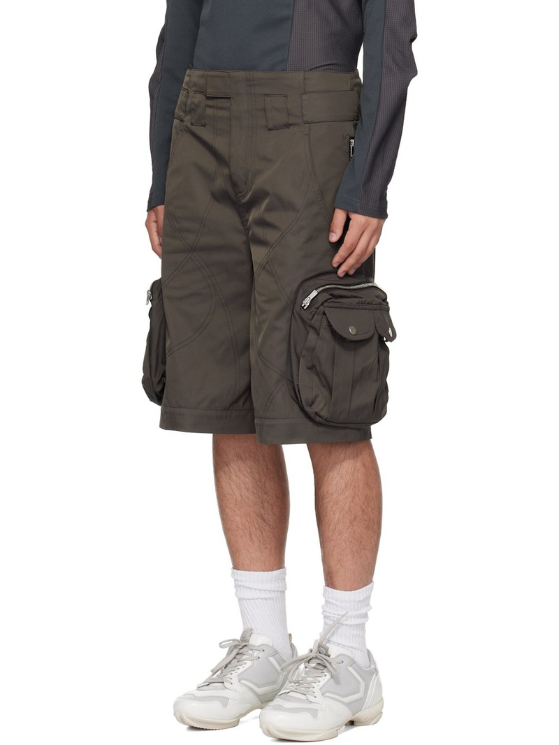 FFFPOSTALSERVICE Gray Diffraction Convertible Cargo Pants outlook