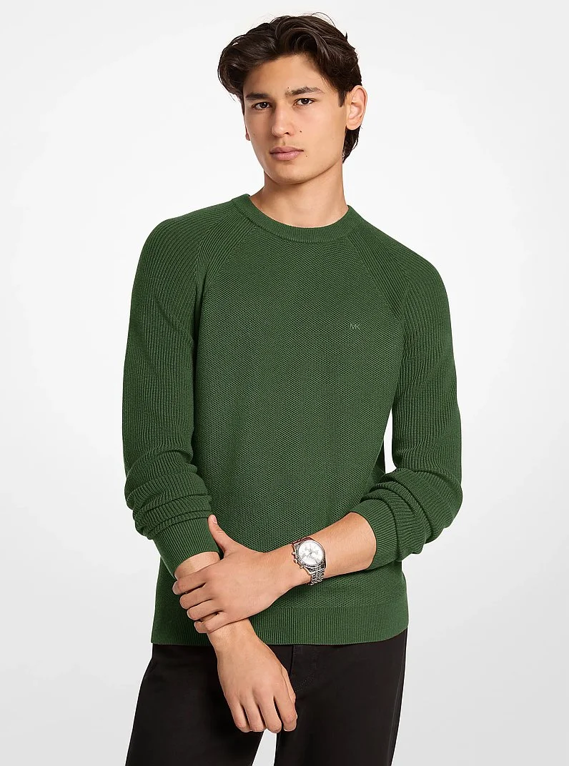 Wool Blend Crewneck Sweater - 1
