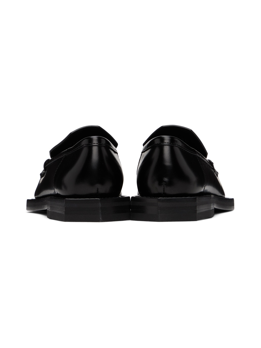 Black 3D Vector Loafers - 2