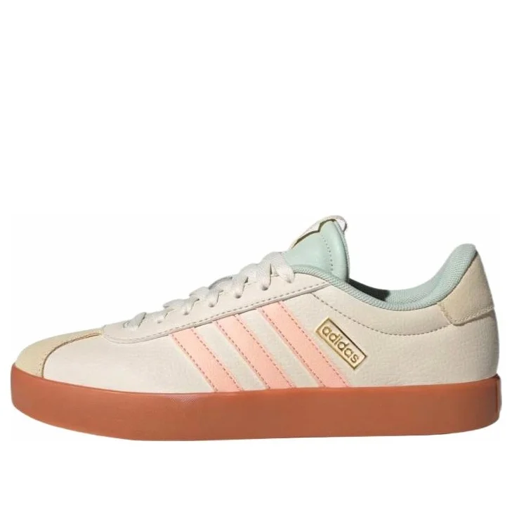 (WMNS) adidas VL Court 3.0 'Cream White Pink' JP5348 - 1