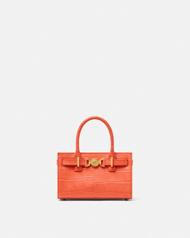 Croc-Effect Medusa '95 Mini Tote Bag 1