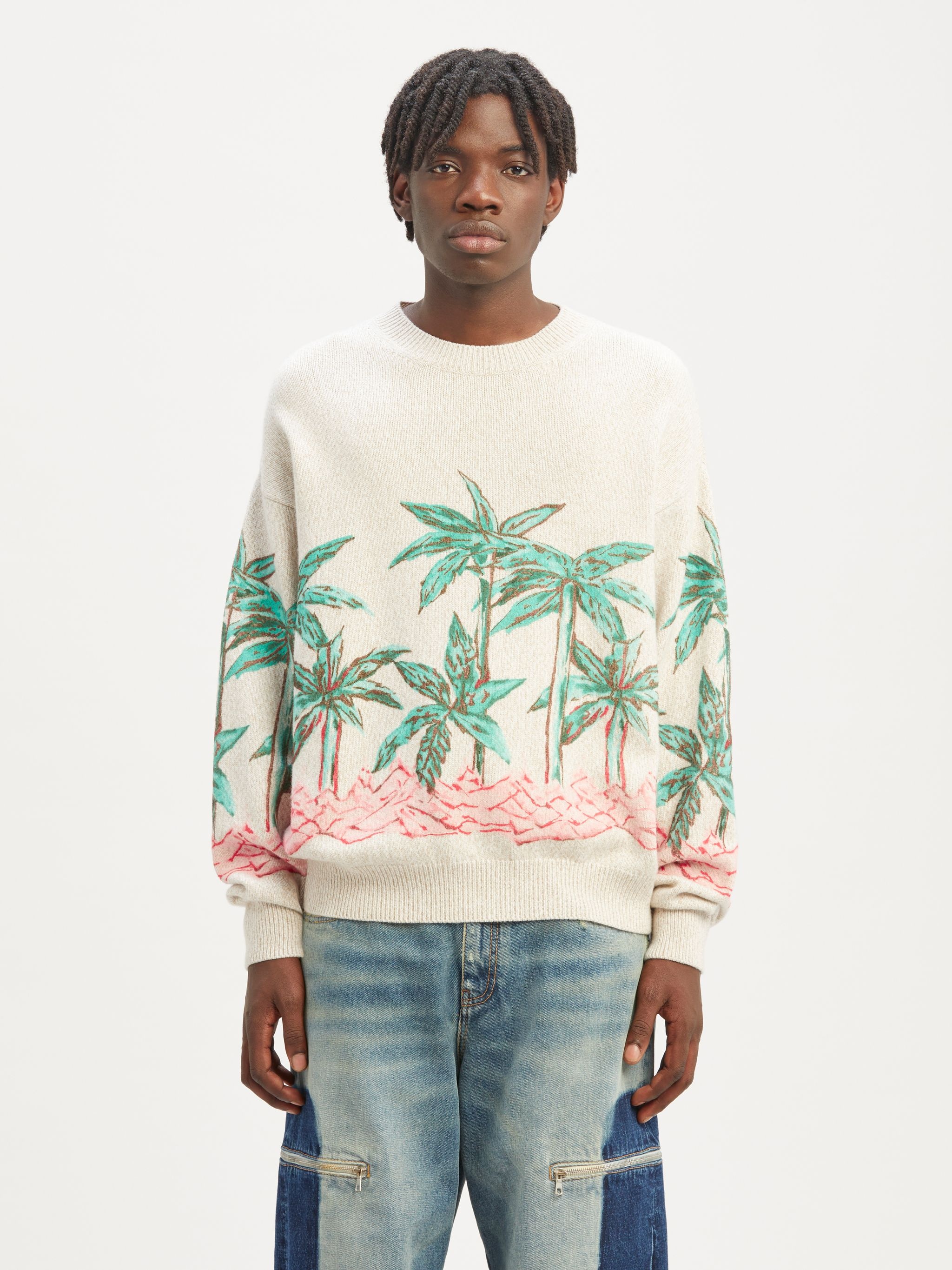 Palms Row Printed Sweater - 3