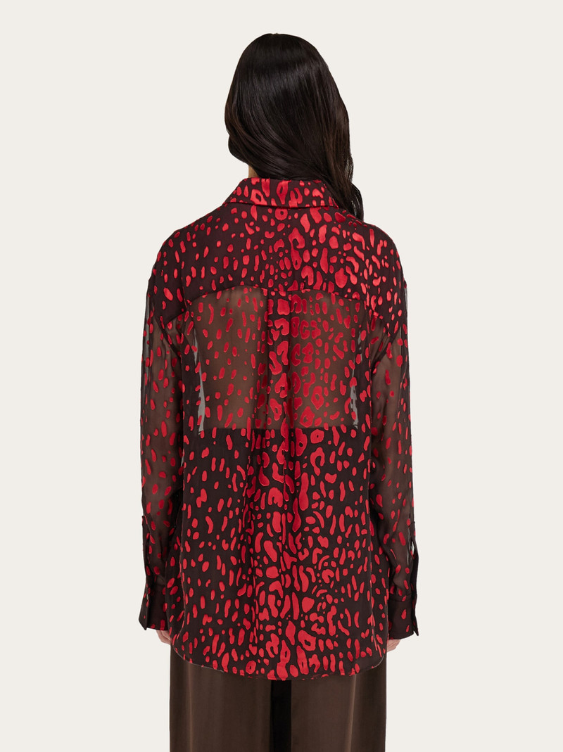 Devoré georgette shirt 3