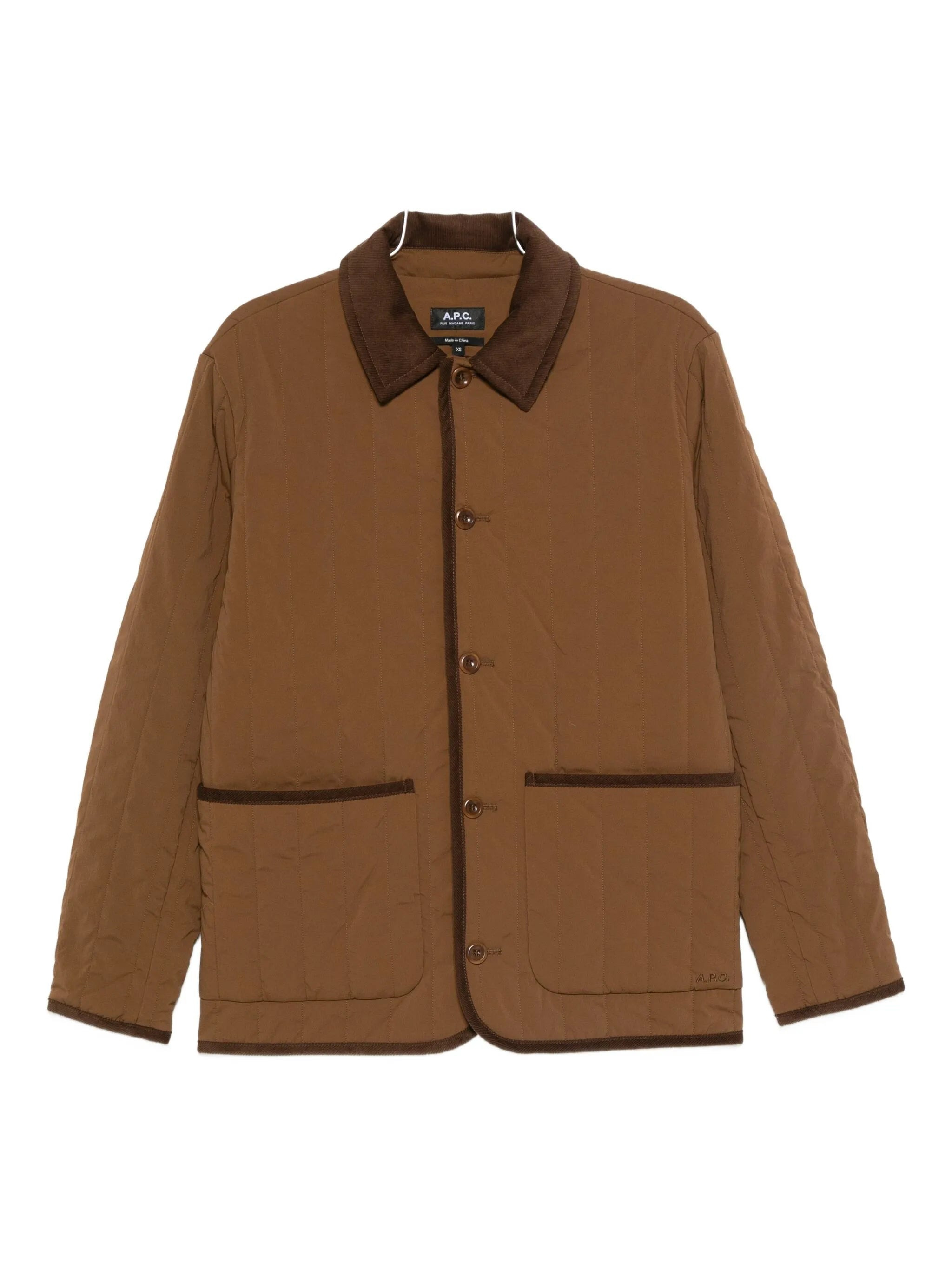A.p.c. Quilted-pattern Jacket - 1