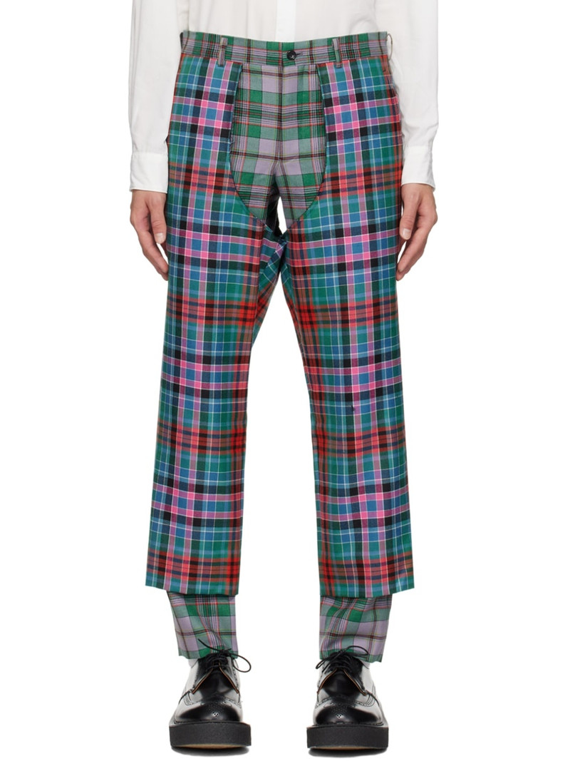 Multicolor Tartan Trousers 1