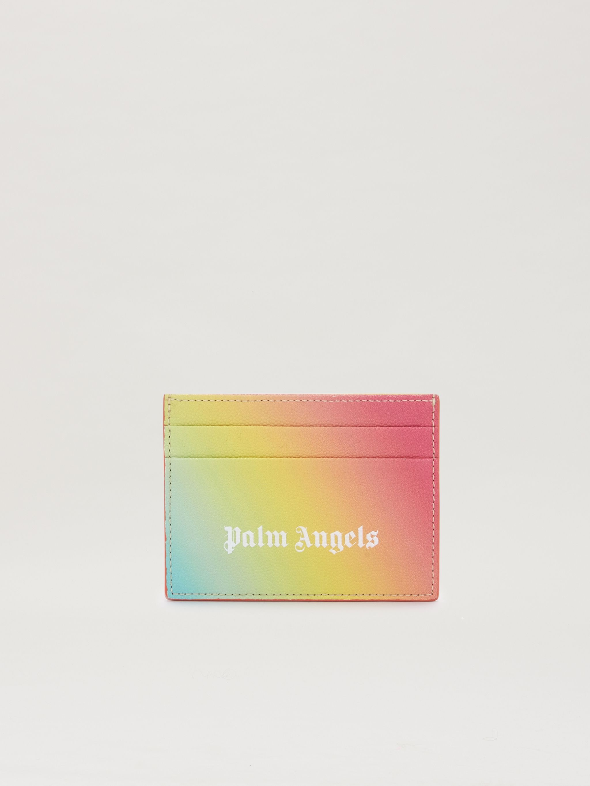 Rainbow Logo Caviar Card Holder - 1