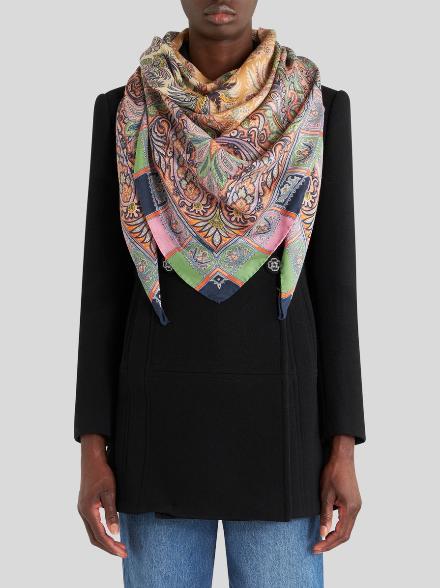 PAISLEY CASHMERE AND SILK SHAWL - 2