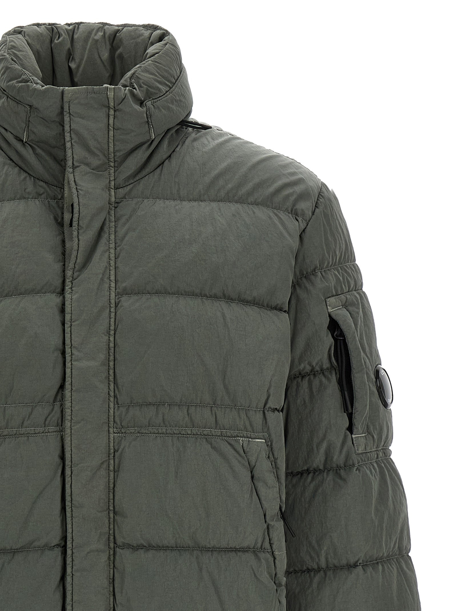 Removable Hood Down Jacket Puffer Jackets Gray - 3