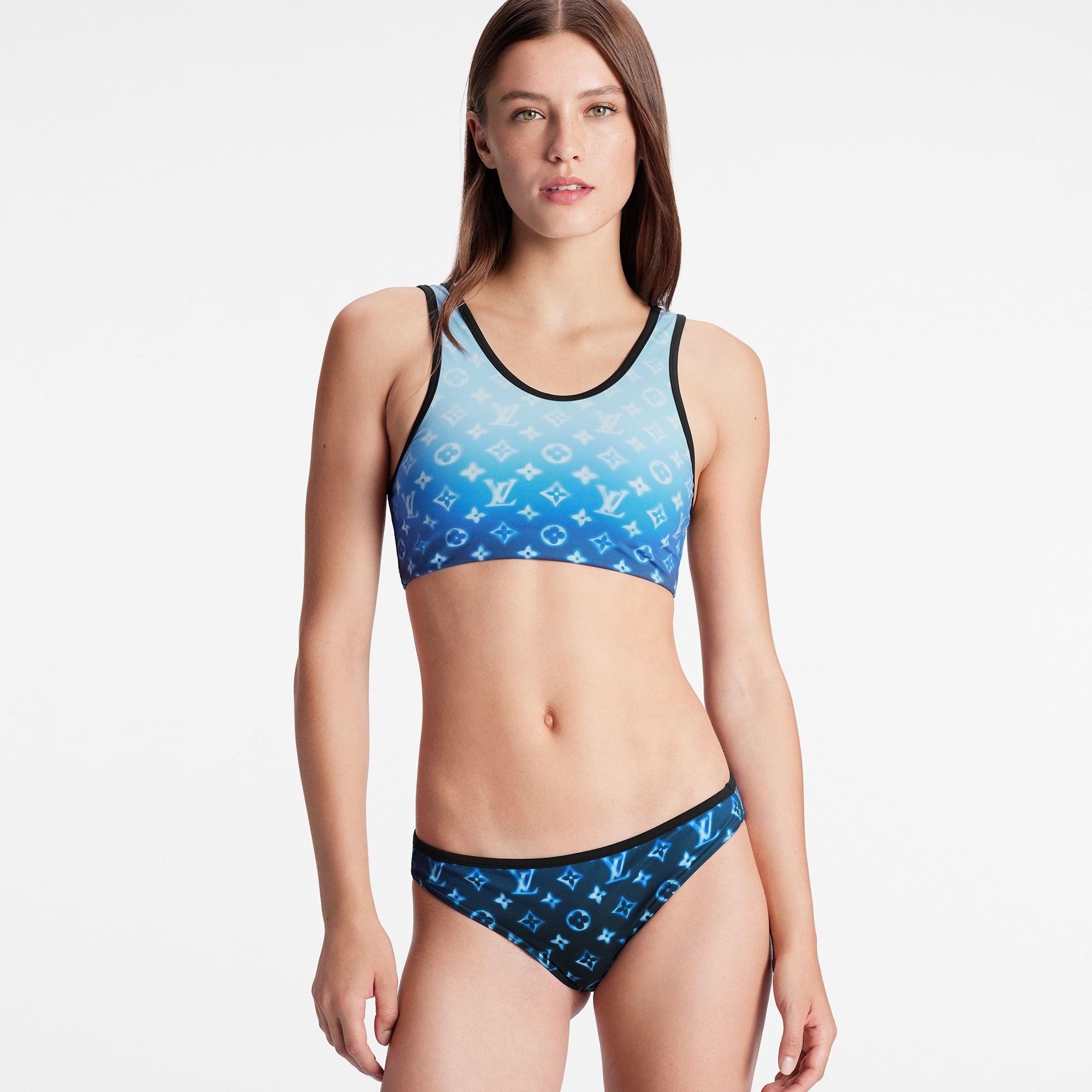 Sprayed Monogram Bikini Top - 5