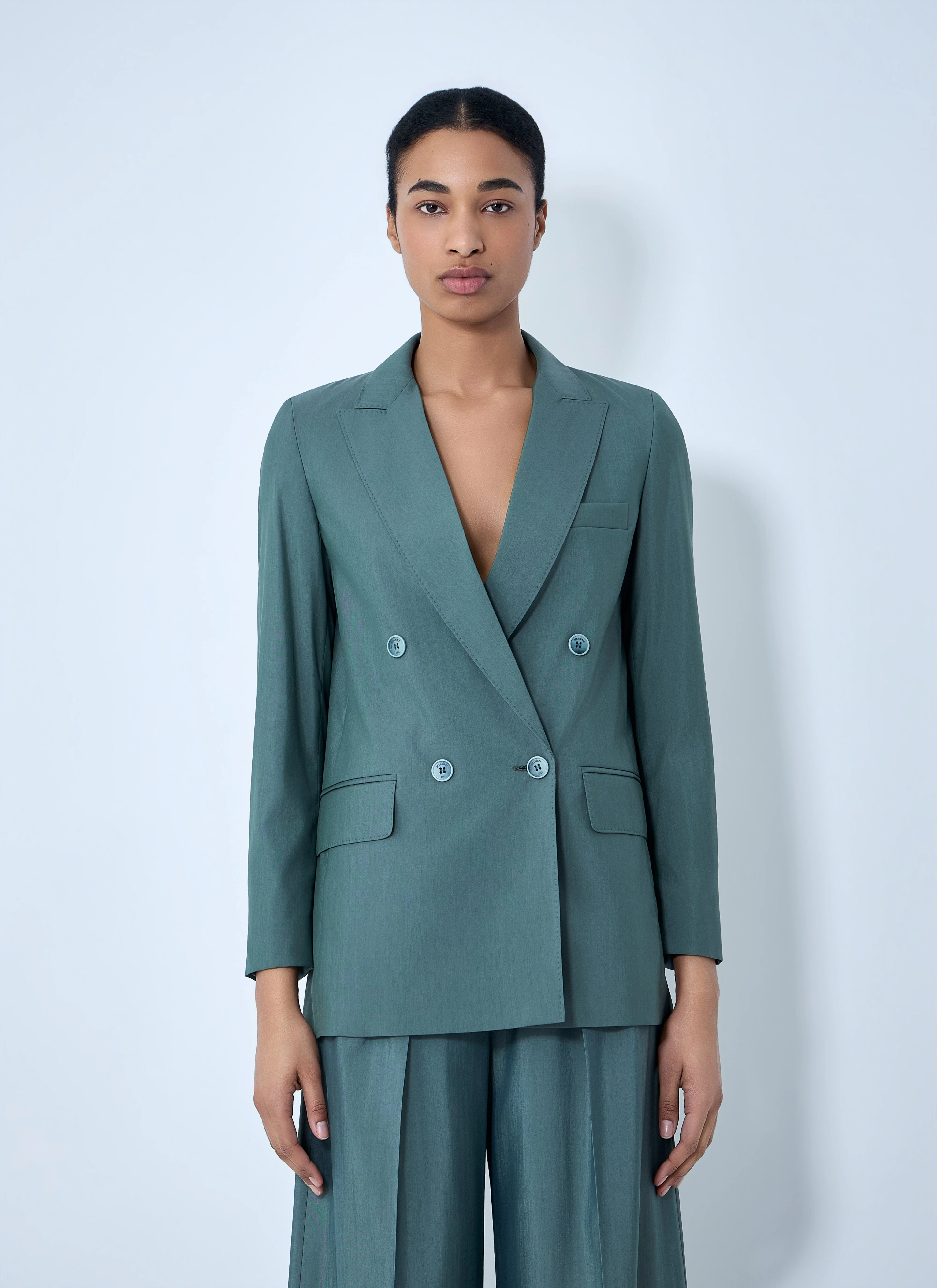 Max Mara Women Double-Breasted Blazer - 1