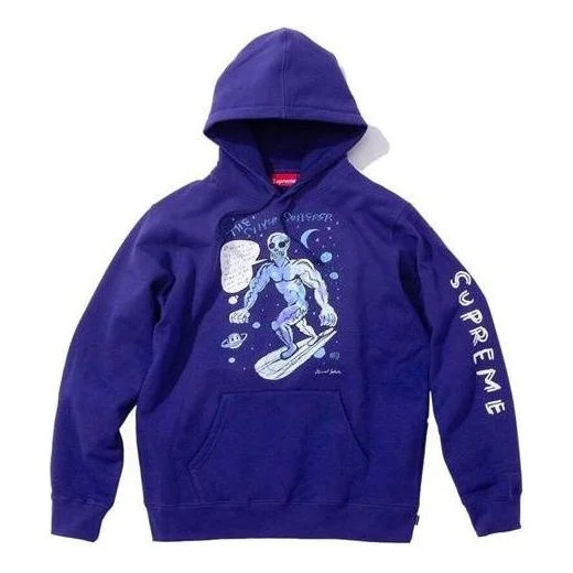 Supreme x Daniel Johnston Hooded Sweatshirt 'Purple White' SUP-SS20-633 - 1