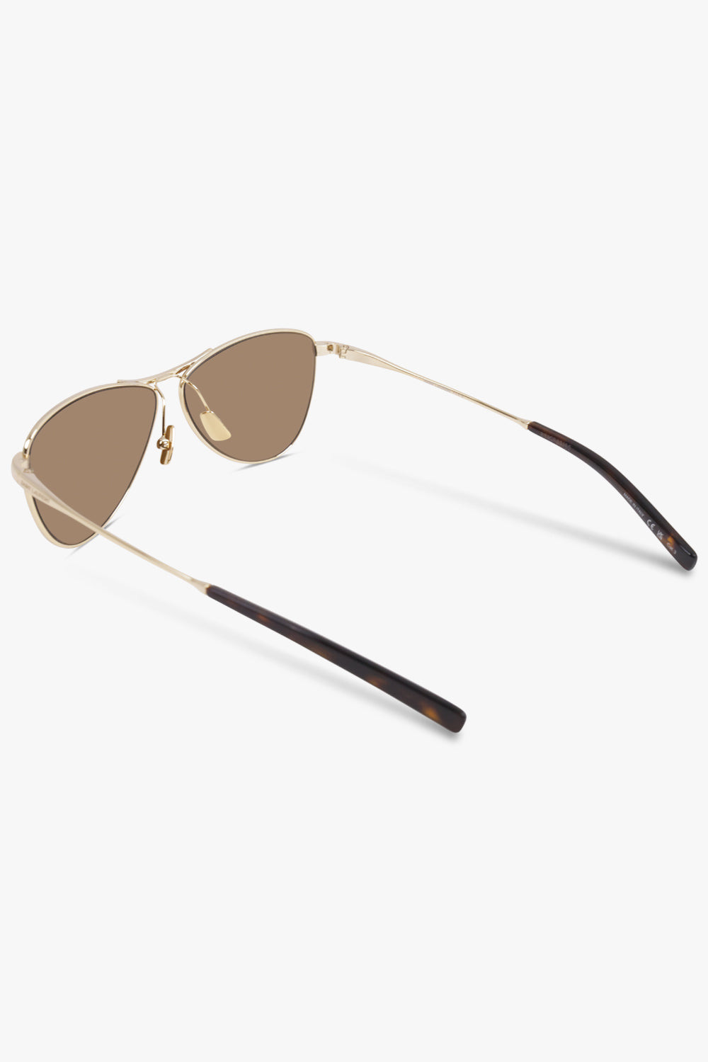 SL 831 ANGLED AVIATOR SUNGLASSES | BROWN/GOLD - 3