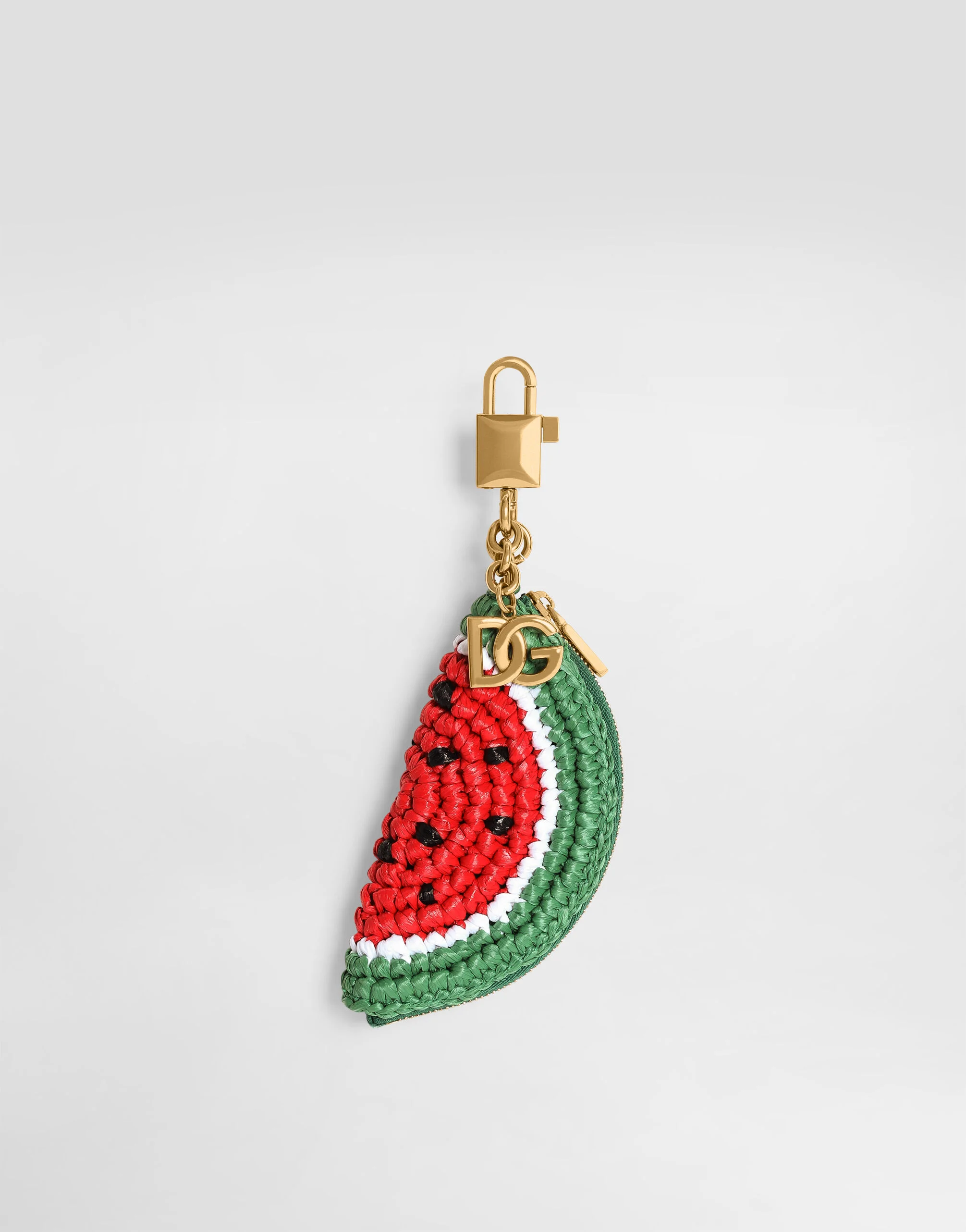 Raffia charm key ring - 1
