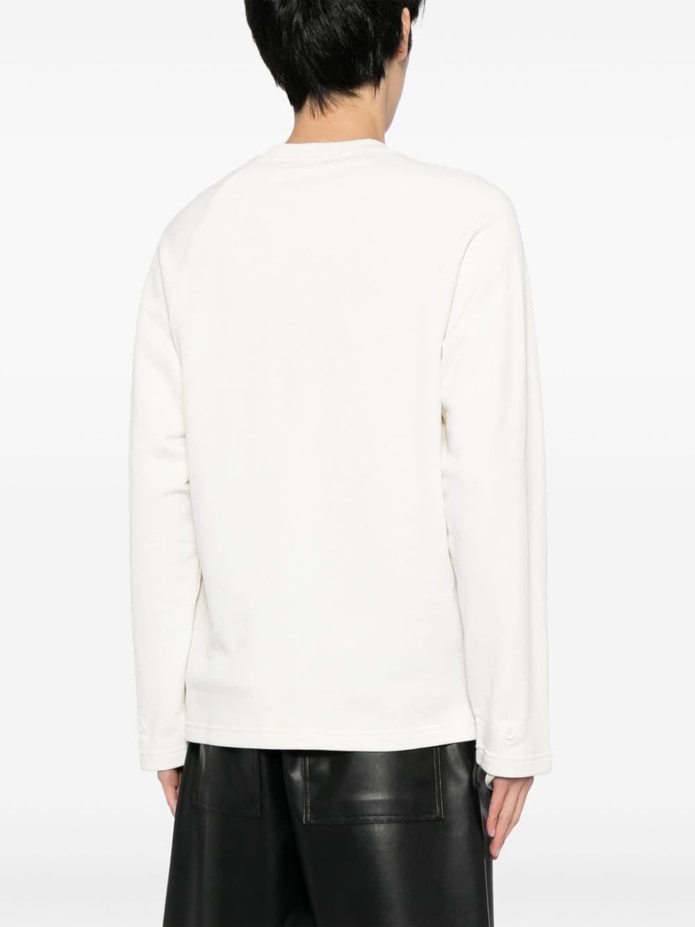 crew-neck cotton jumper - 5
