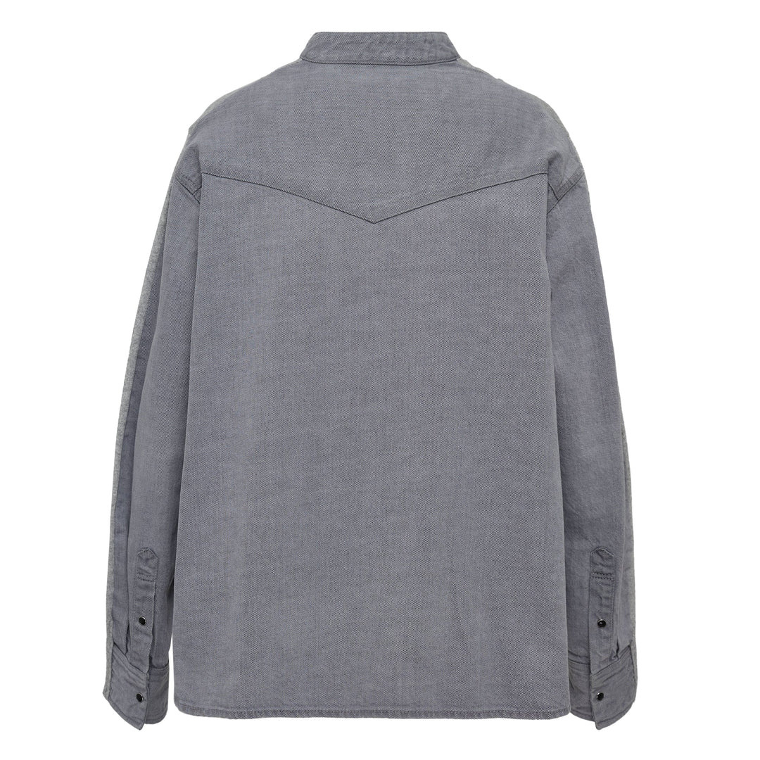 Denim X Knit Cardigan - 2