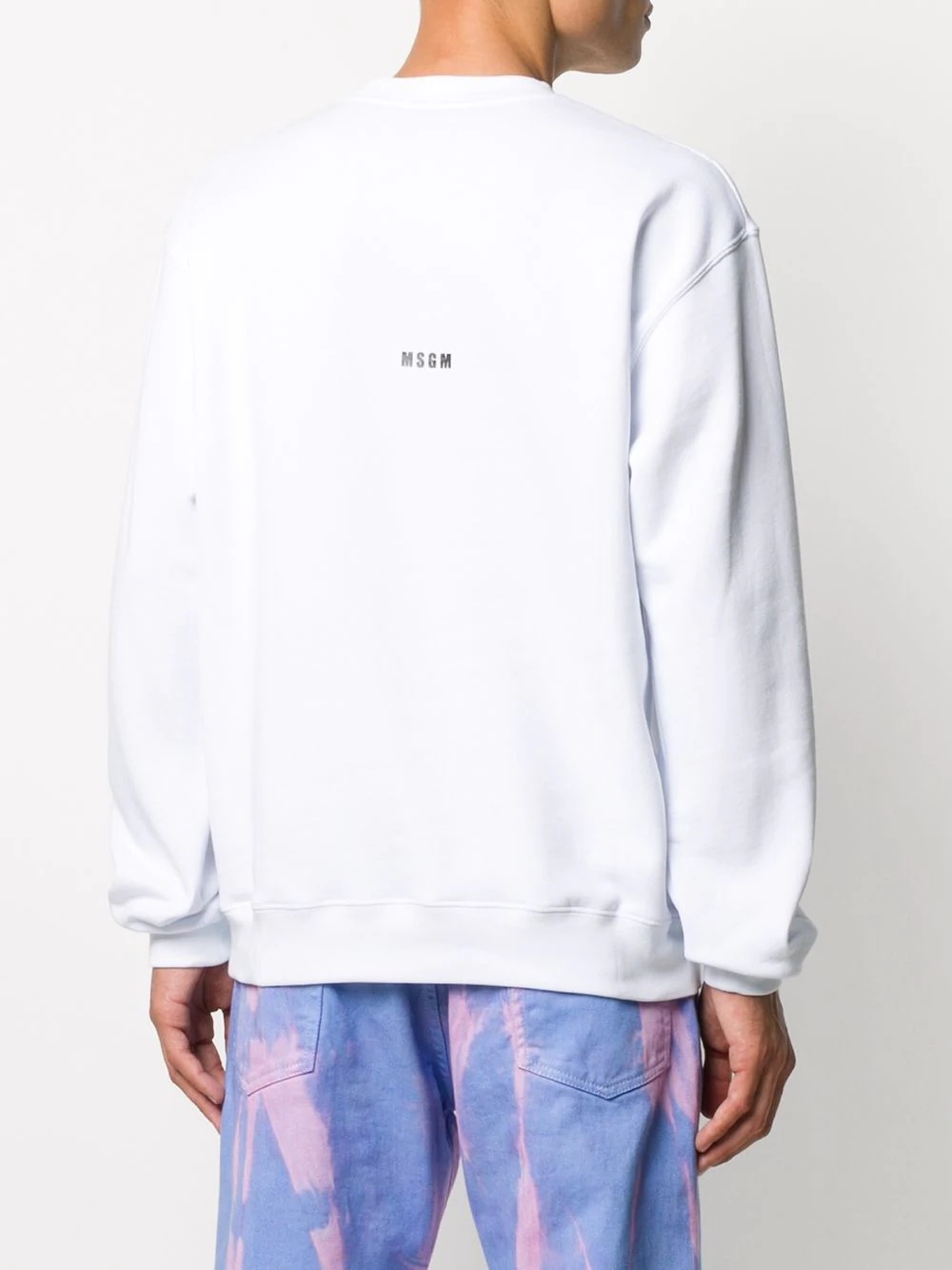 slogan print sweatshirt - 4