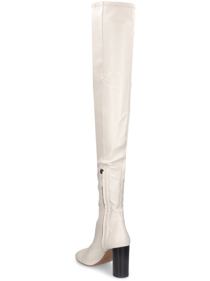 85mm Lelta leather knee high boots - 3