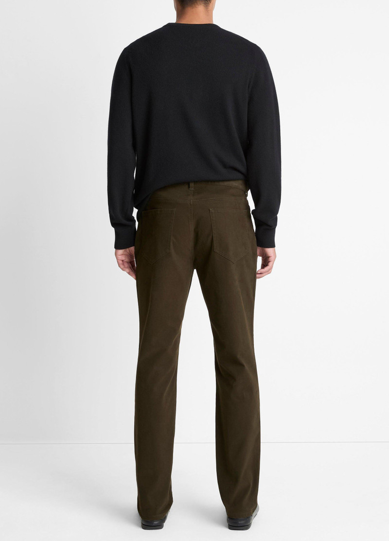 Vince Dylan Slim 5-Pocket Peached Stretch-Cotton Pant outlook