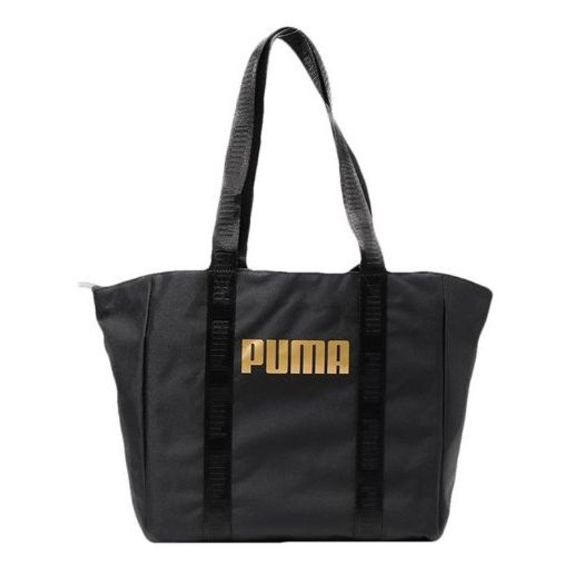 PUMA Core Base Large Shopper Bag 'Black Gold' 076947-01 1
