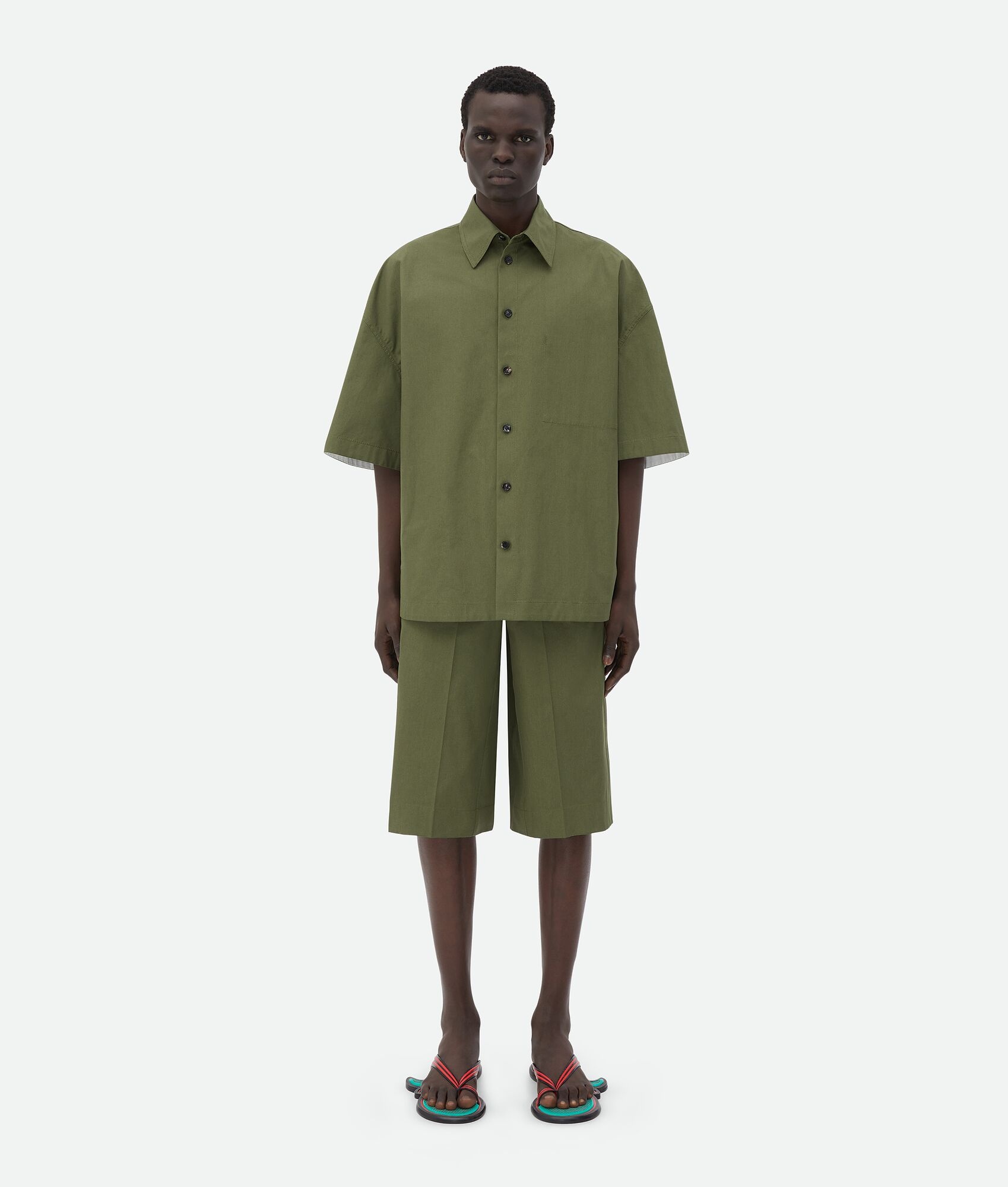 Compact Cotton Shorts - 5