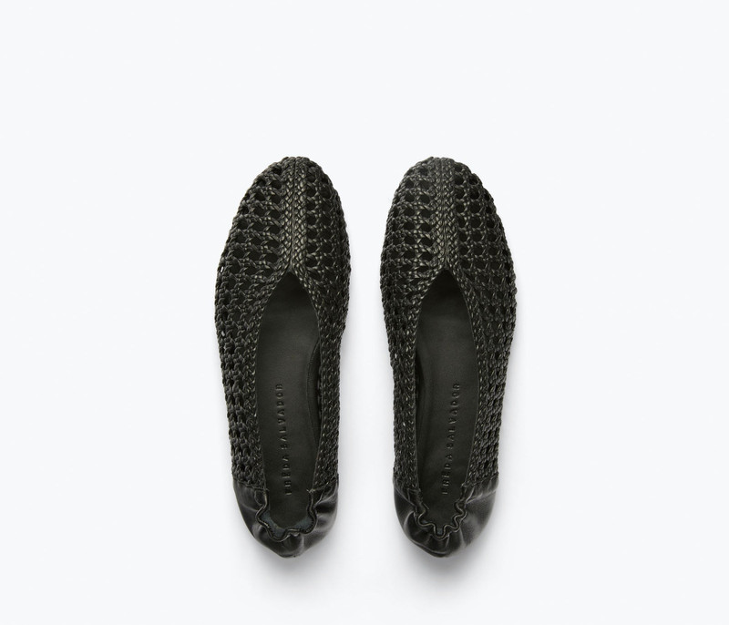 RILEY OPEN WEAVE BALLET FLAT 4