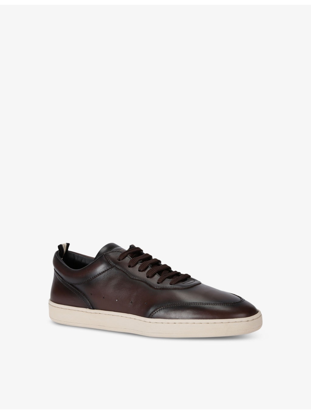 Kris Lux logo-embellished leather low-top trainers - 3