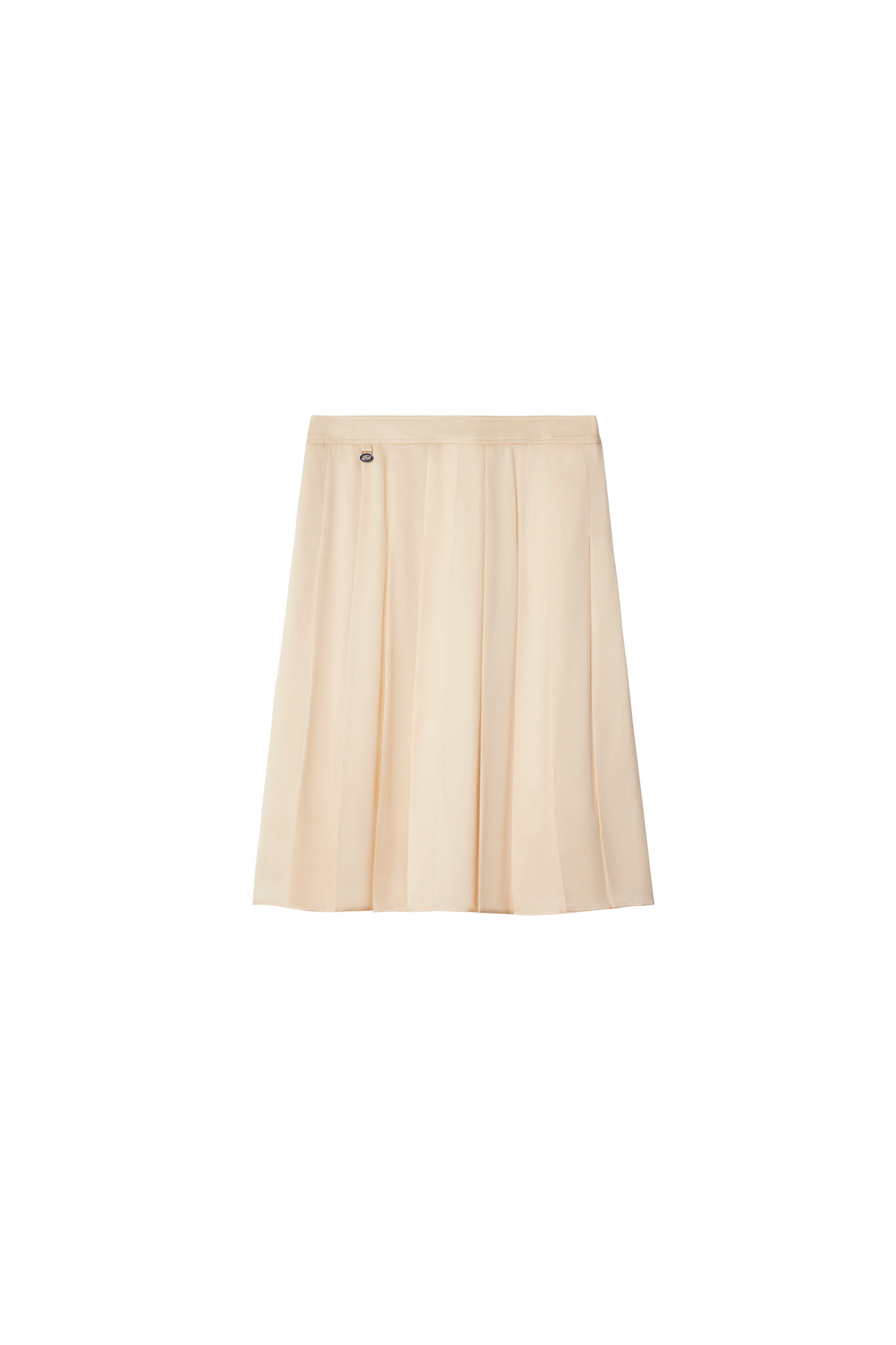 burberry Pleated Silk Skirt in Pelican at Nordstrom - 2