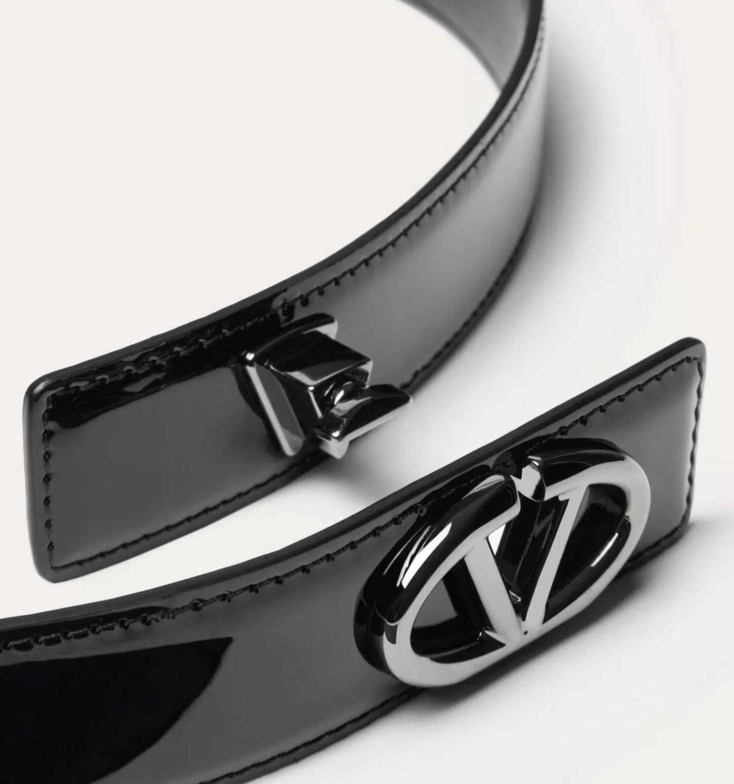 Valentino Vlogo The Bold Edition 30 Mm Patent Leather Belt - 2