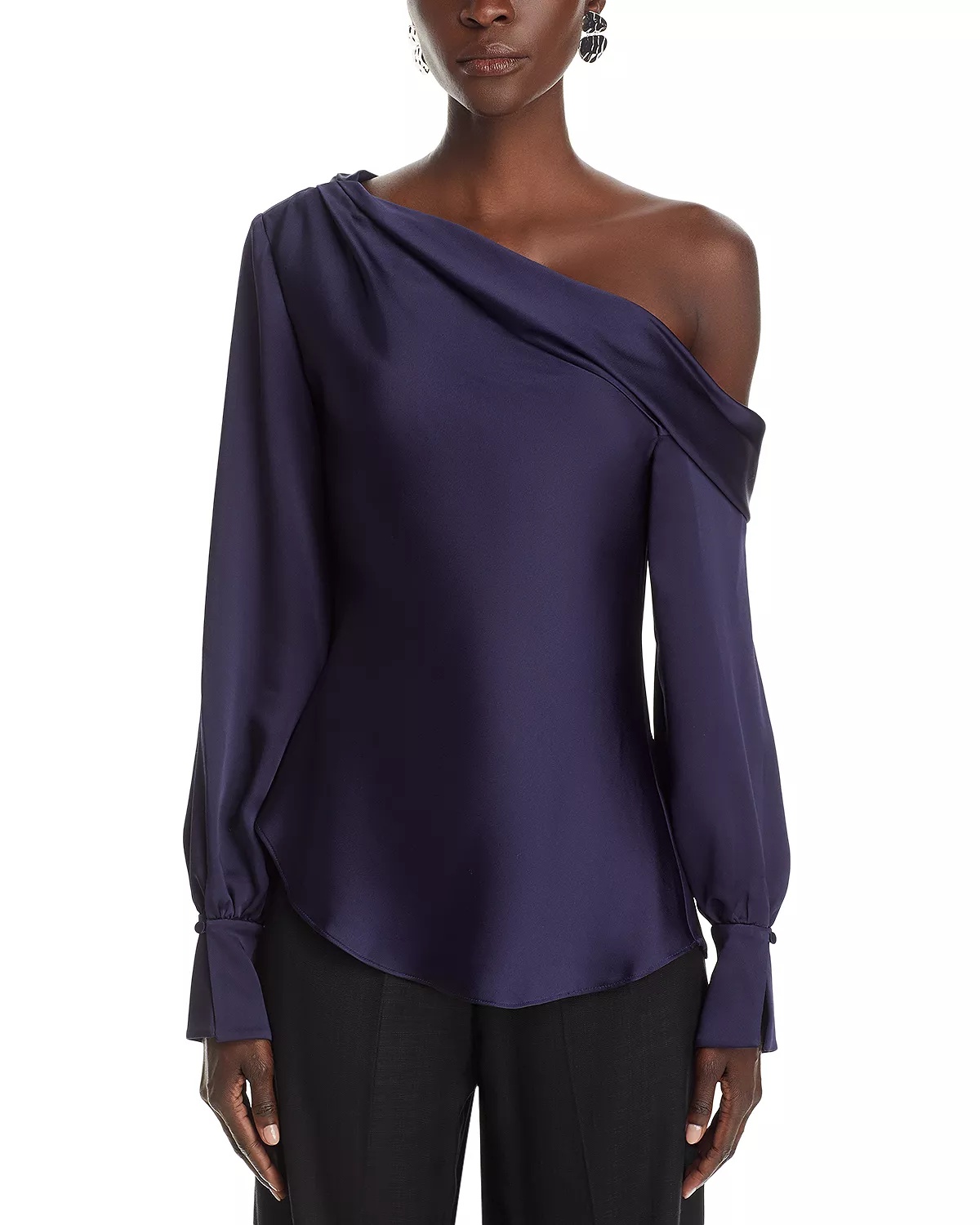 Alice Draped One Shoulder Top - 6