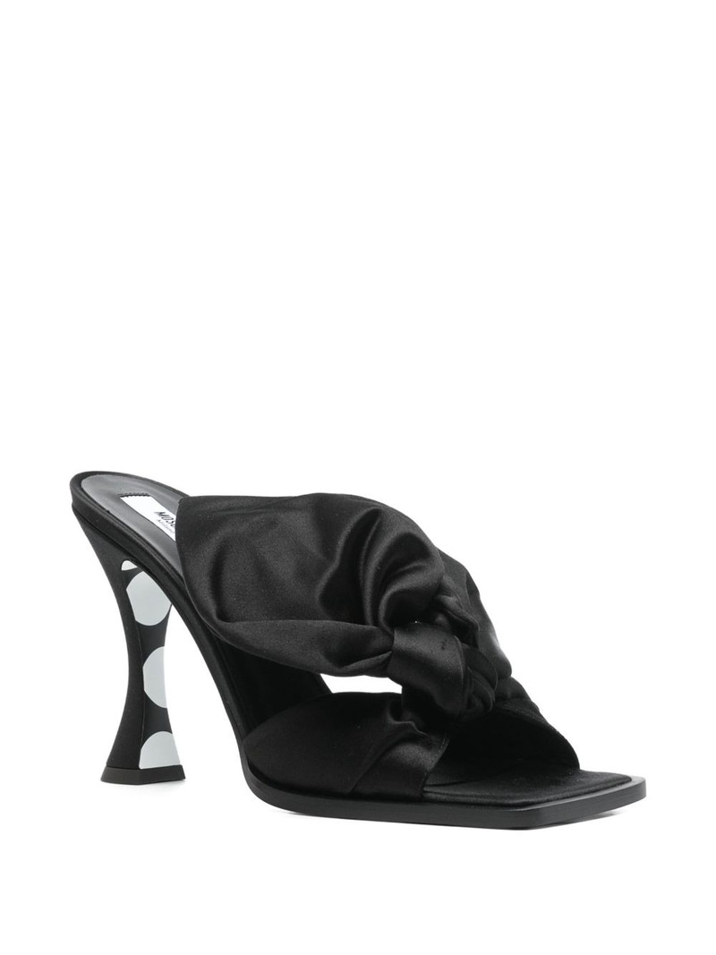 Moschino 110mm satin sandals outlook