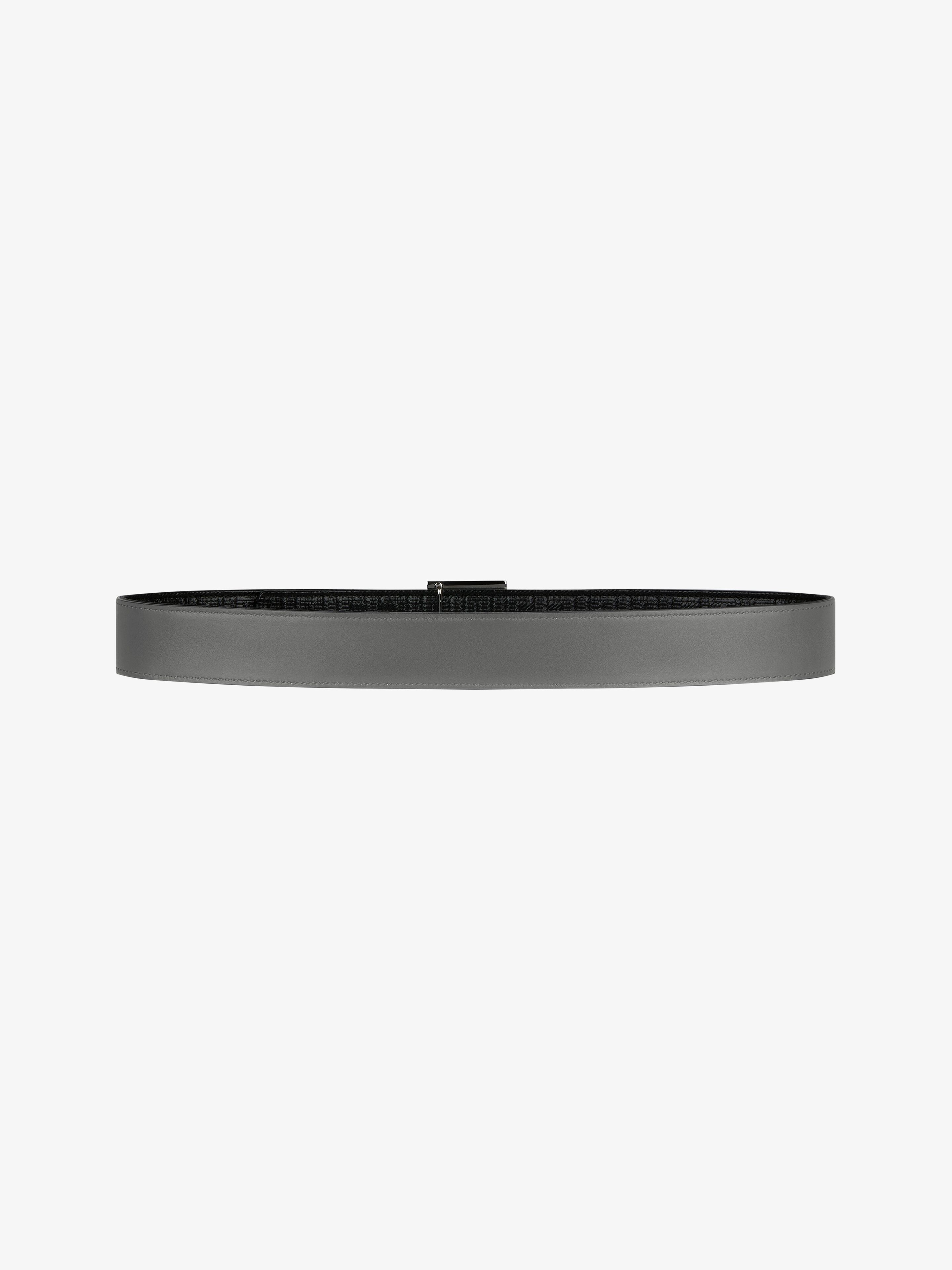 4G REVERSIBLE BELT IN LEATHER AND 4G COATED CANVAS - 3