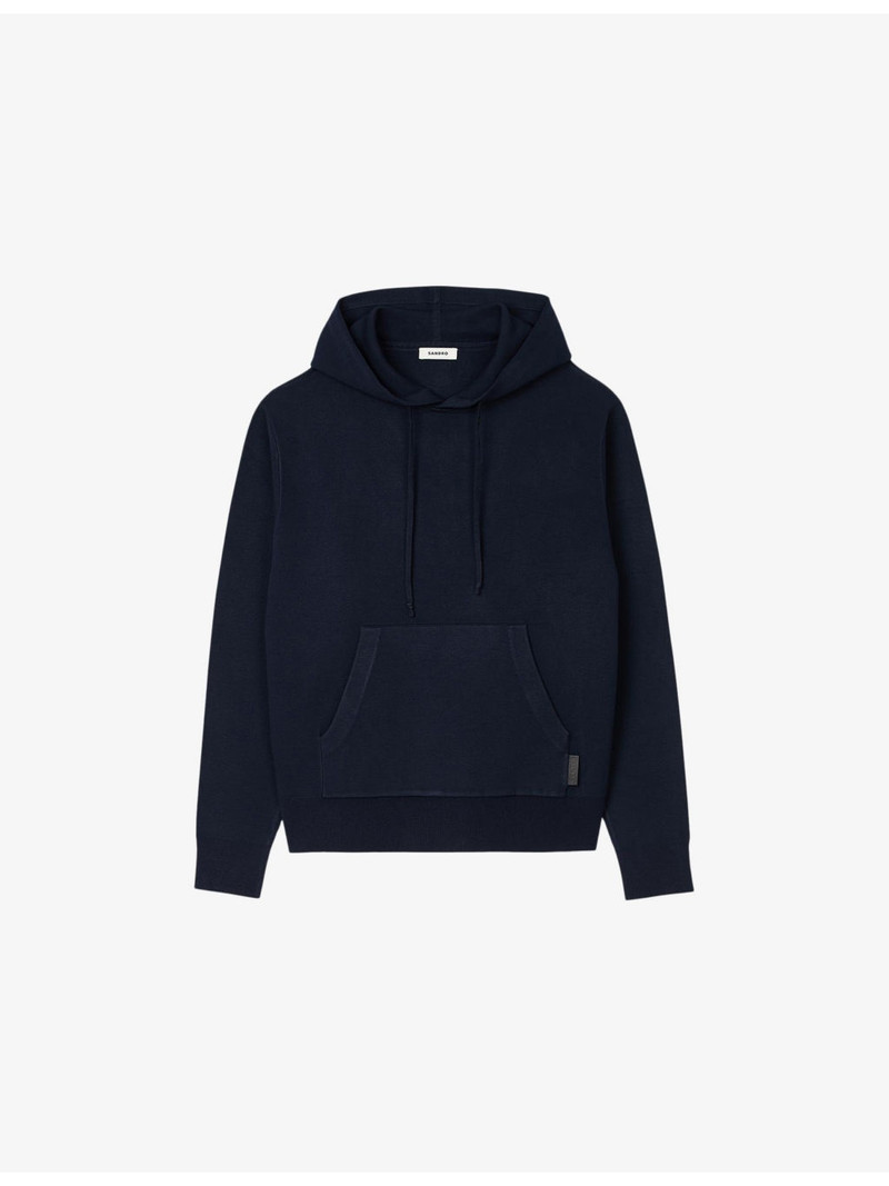Logo-Patch Stretch-Woven Hoody 1