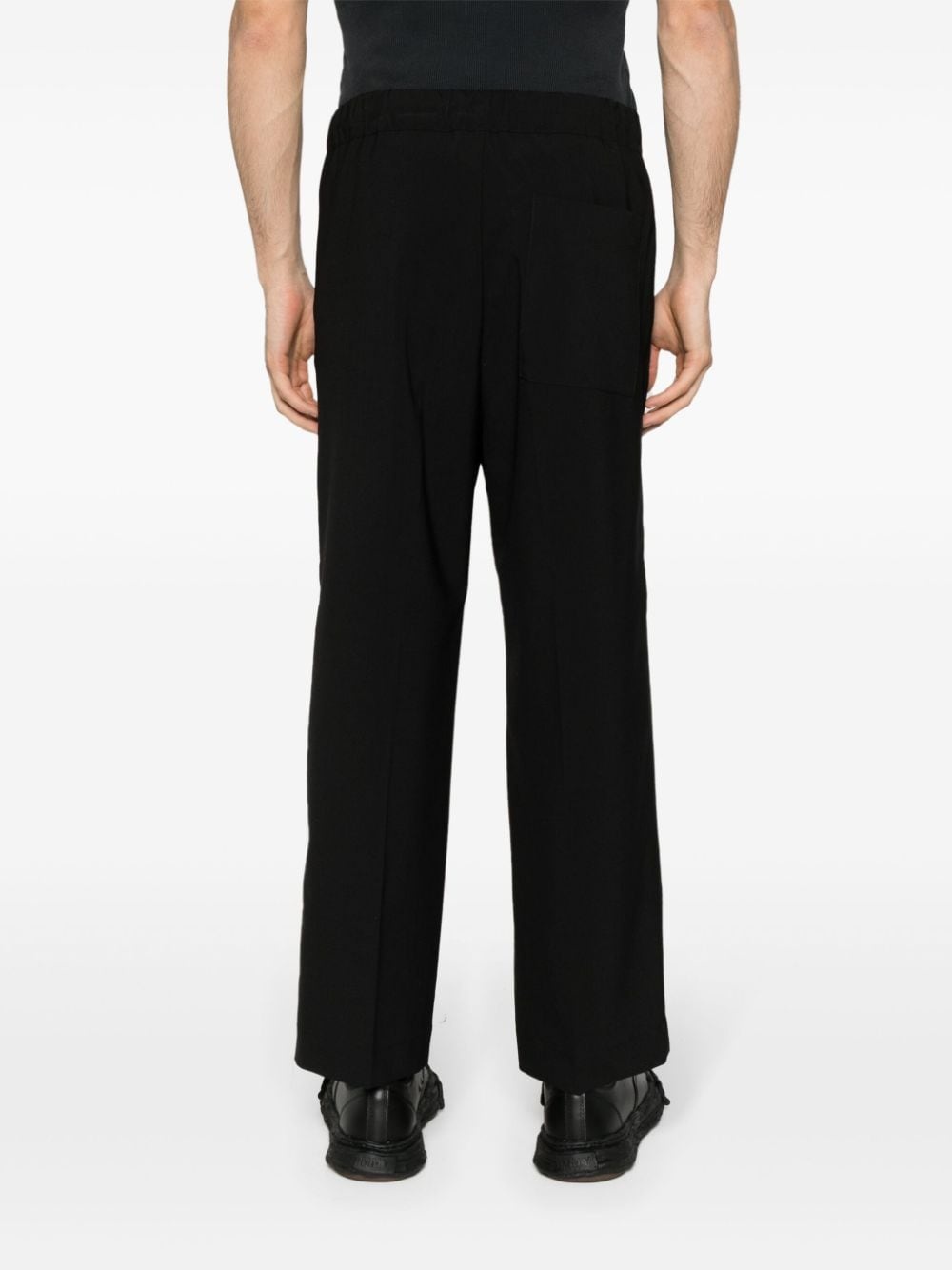cropped wide-leg trousers - 4