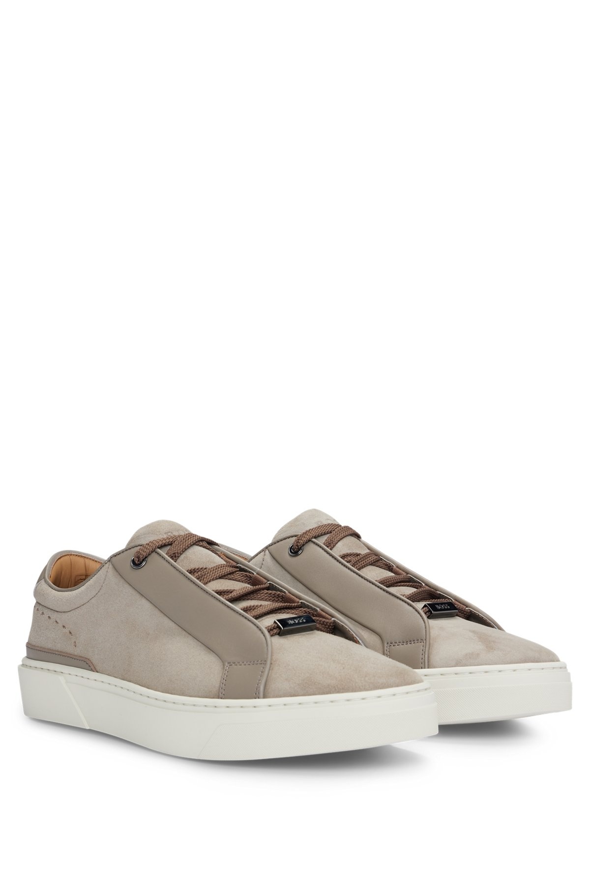 GARY ITALIAN-MADE TRAINERS IN LEATHER AND SUEDE - 2