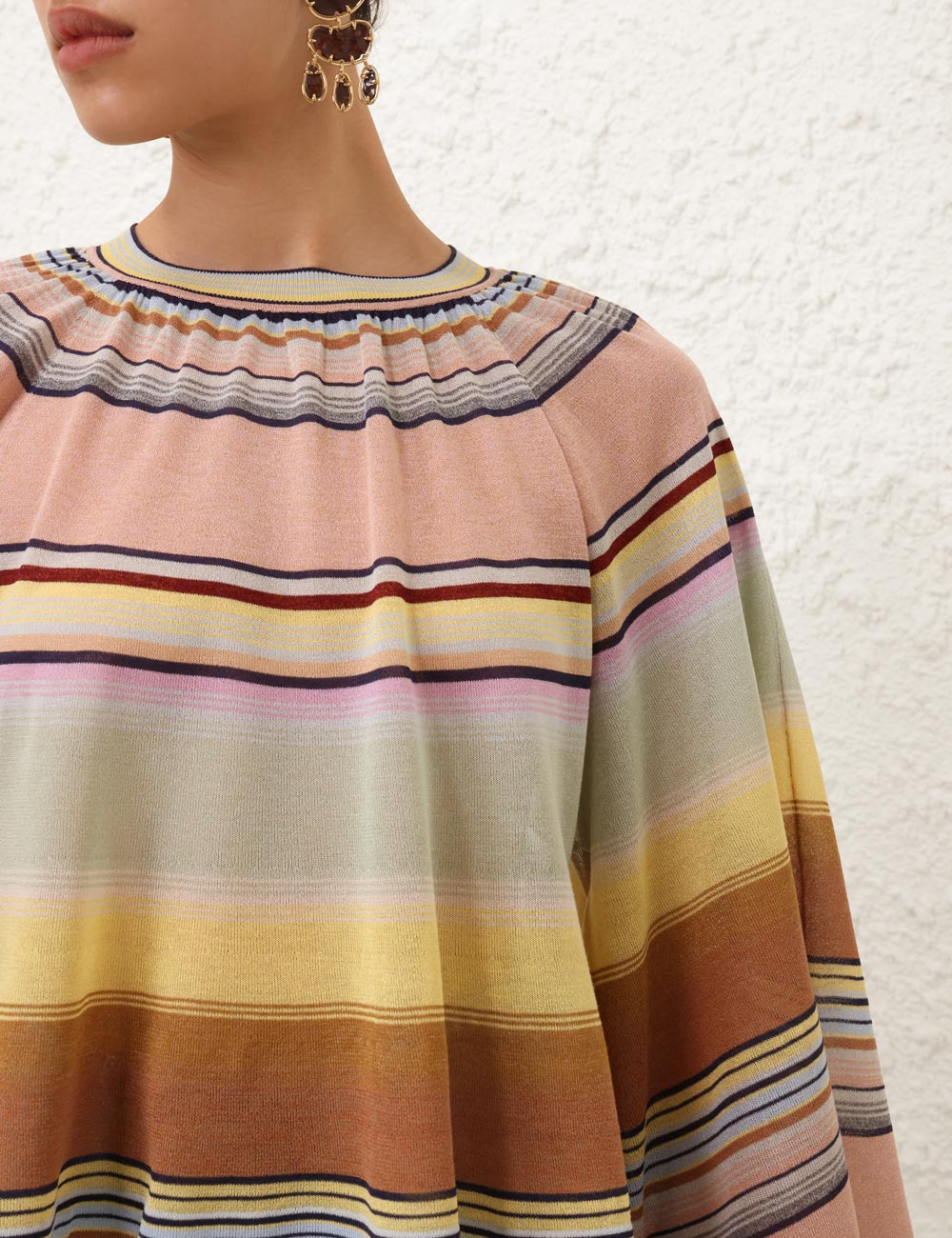 Coco Stripe Bell Sleeve Top - 4