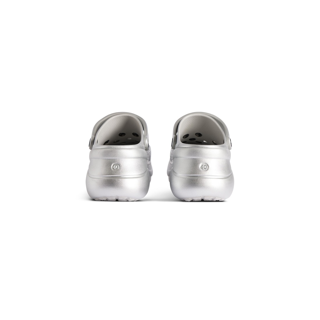 Women's Crocs™ Mule Jibbitz™ in Silver - 5